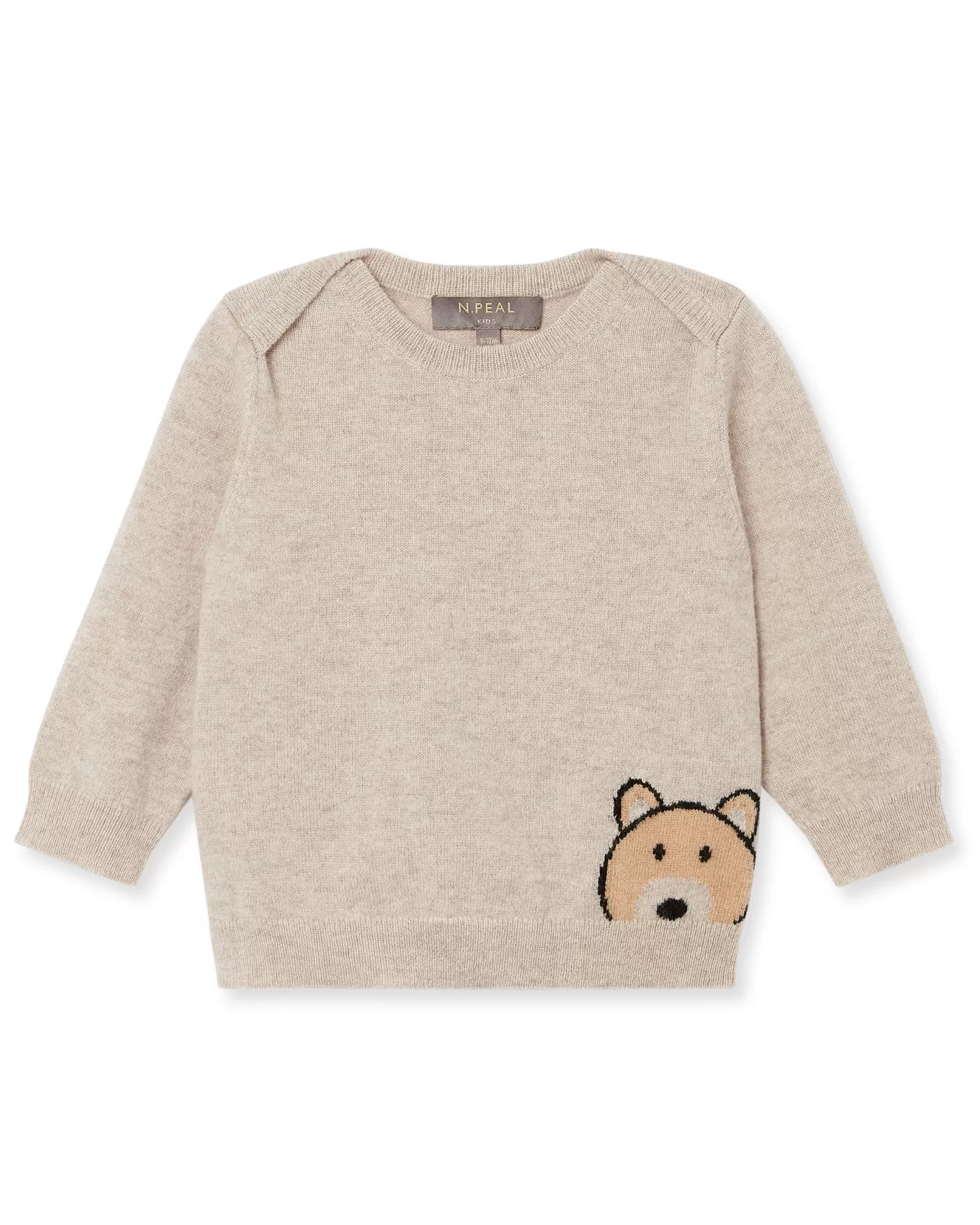 N.Peal Bear Cashmere Sweater*BOY Boys | Baby