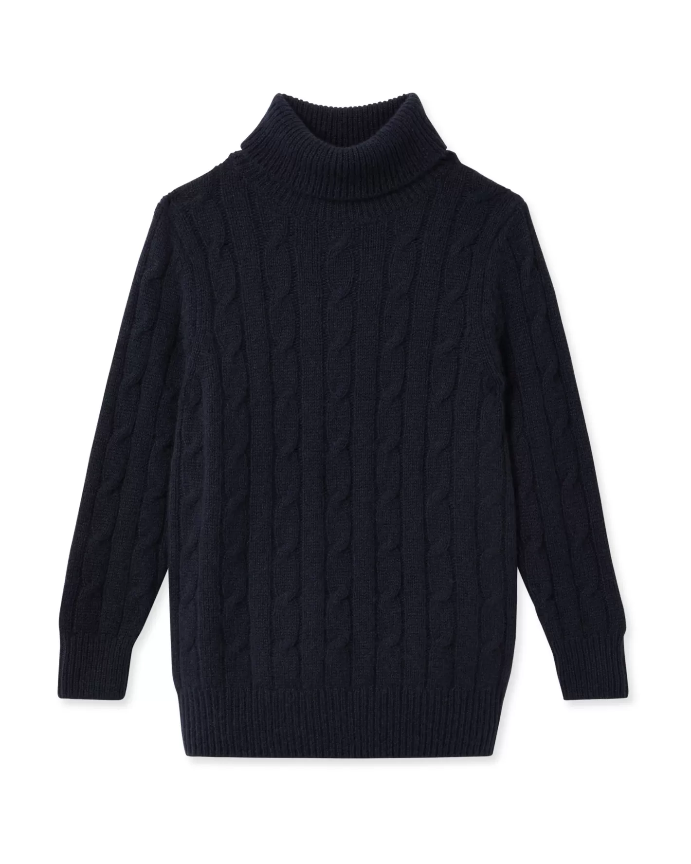 N.Peal Boys Cable Turtle Neck Cashmere Sweater*BOY Boys