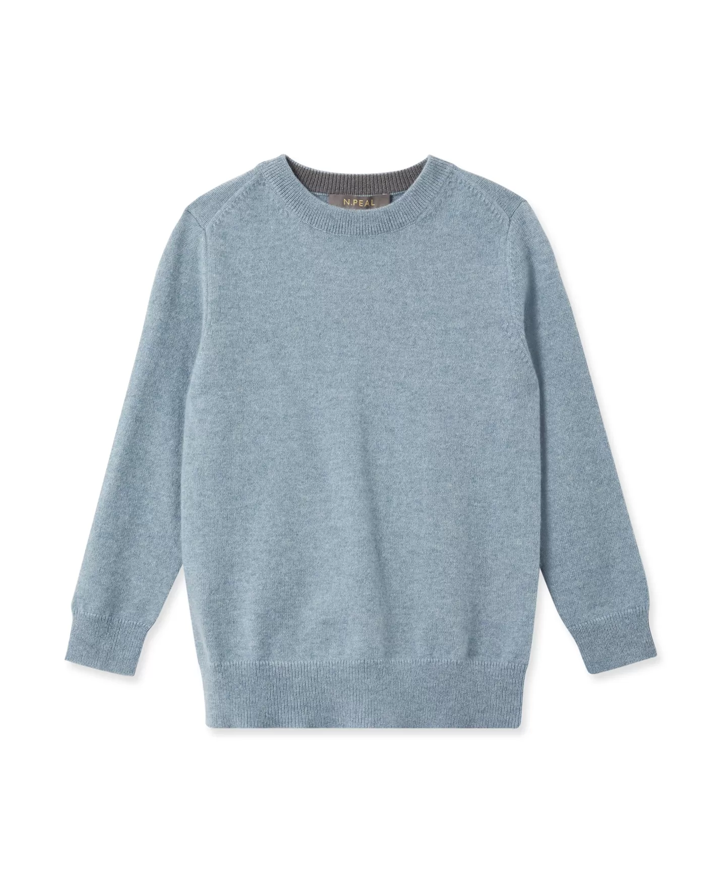 N.Peal Boys Round Neck Cashmere Sweater*BOY Boys