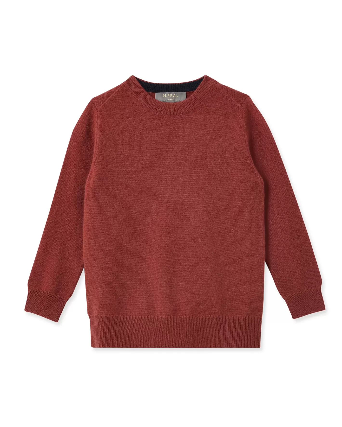 N.Peal Boys Round Neck Cashmere Sweater*BOY Boys