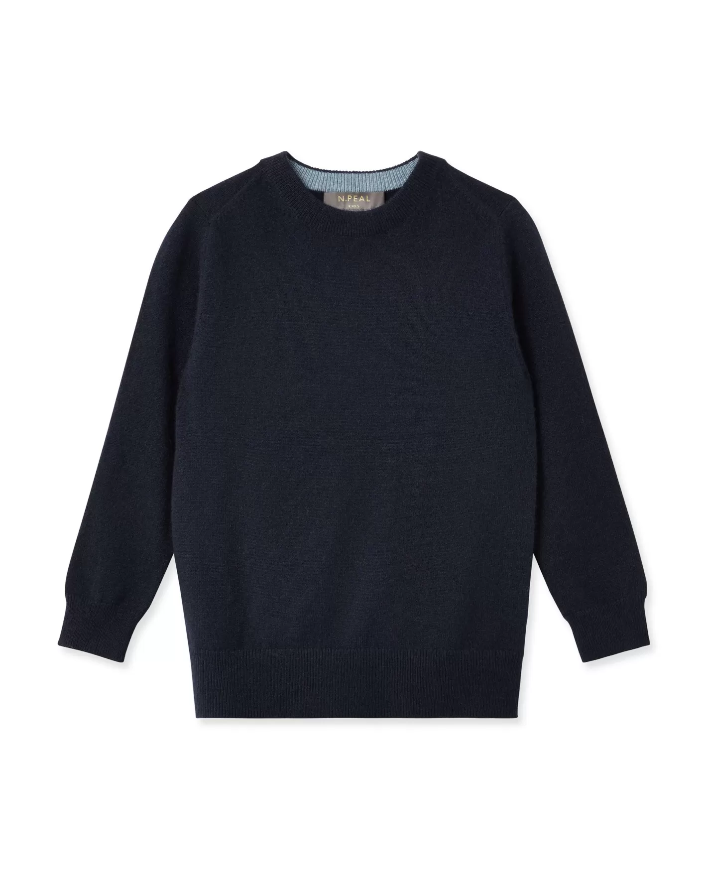 N.Peal Boys Round Neck Cashmere Sweater*BOY Boys