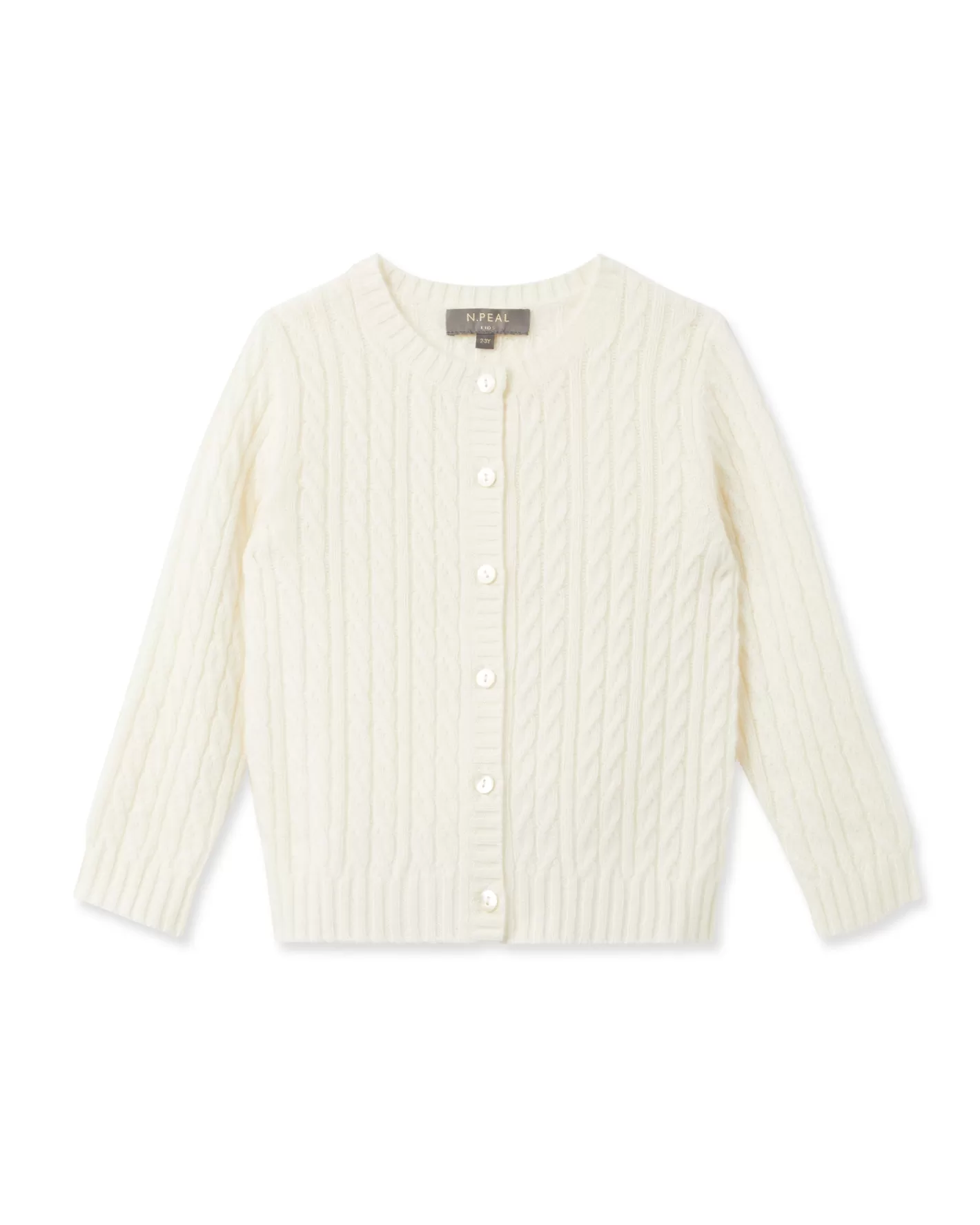 N.Peal Cable Cashmere Cardigan* Baby