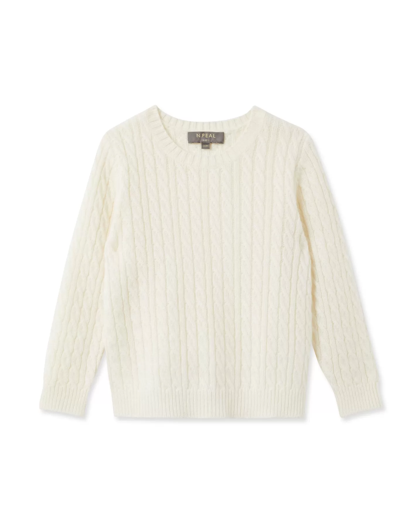 N.Peal Cable Cashmere Sweater* Baby