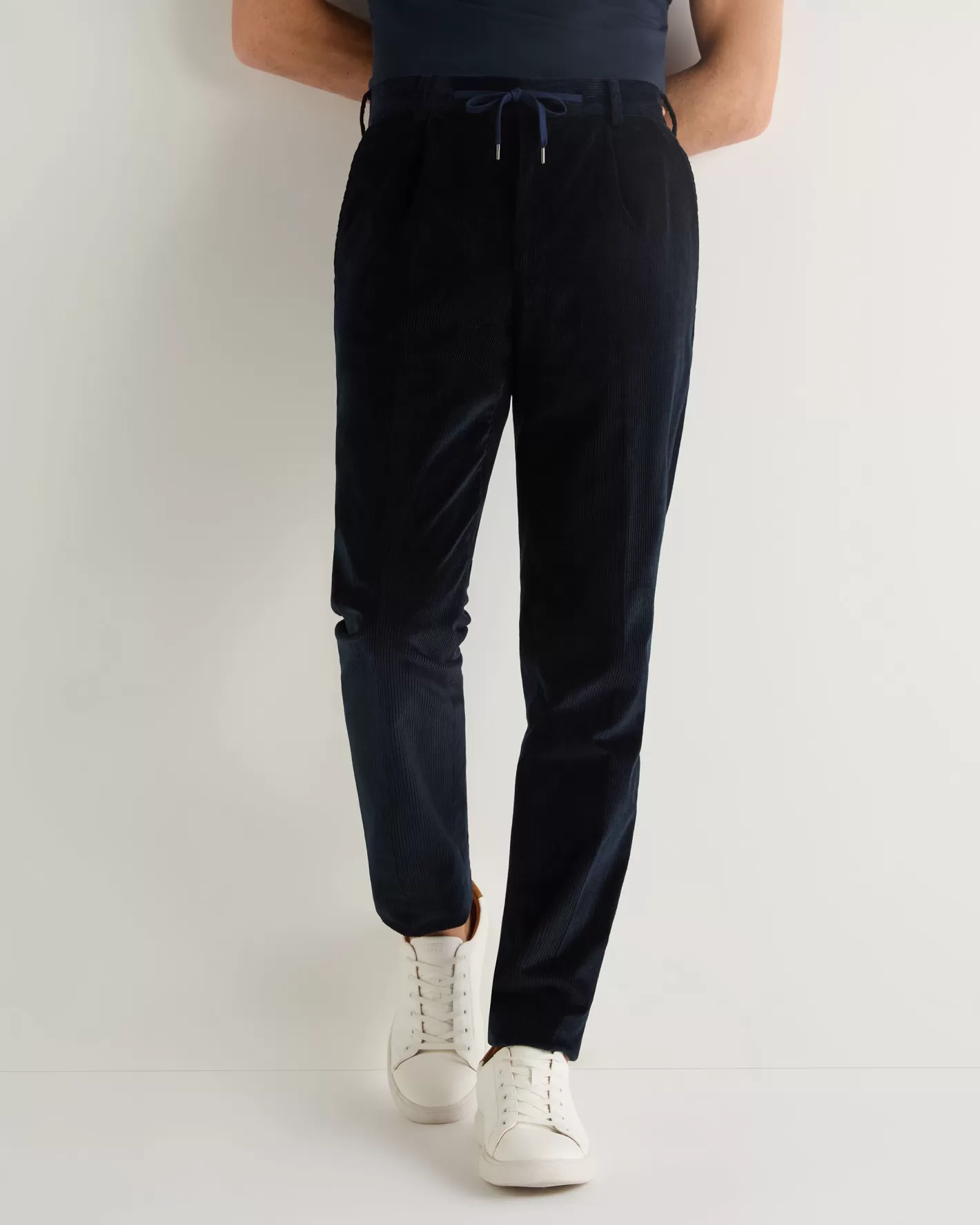 N.Peal Men's Atrani Cord Pants*Women Navy | Navy