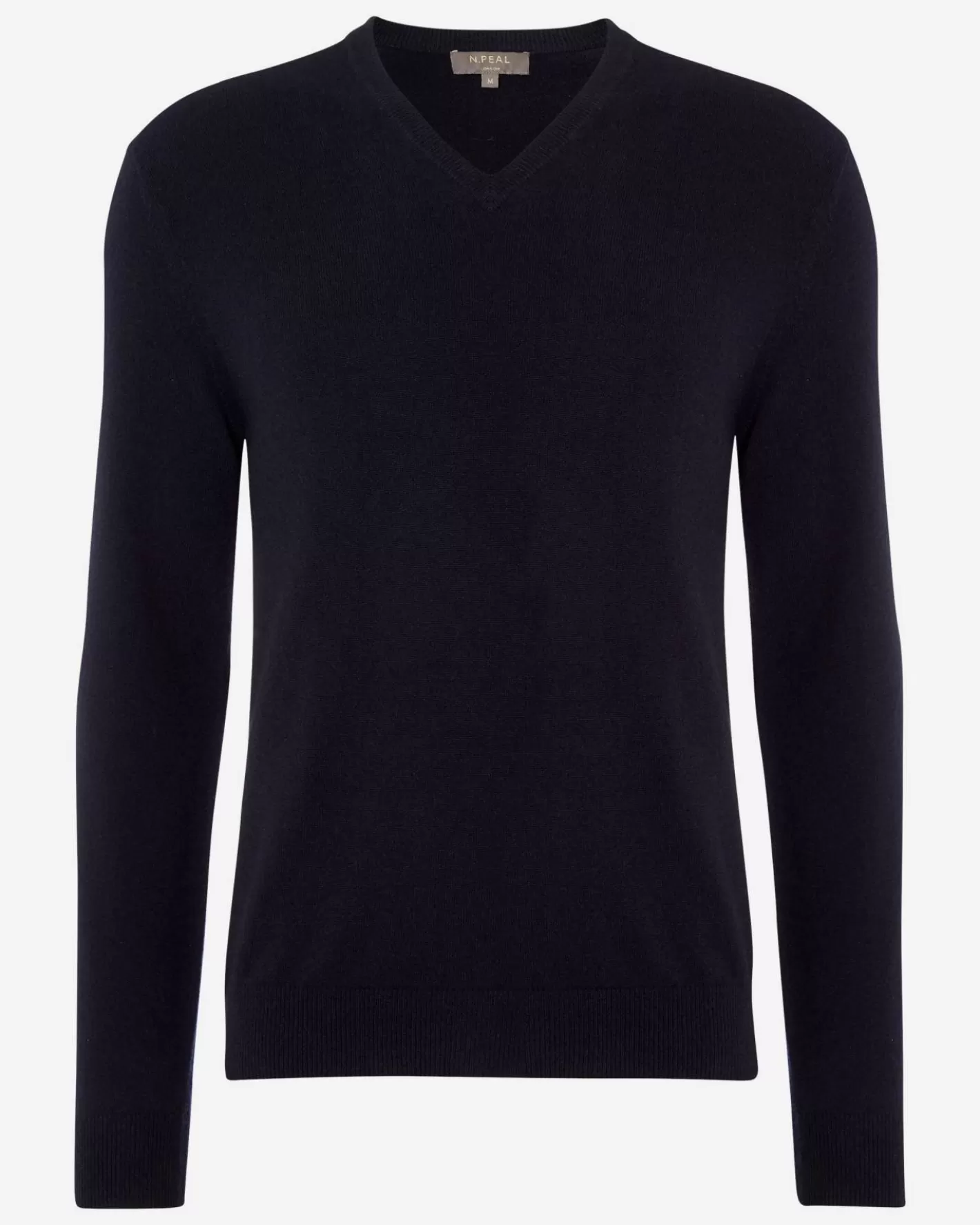 N.Peal Men's Burlington V Neck Cashmere Sweater*Women Navy | Navy