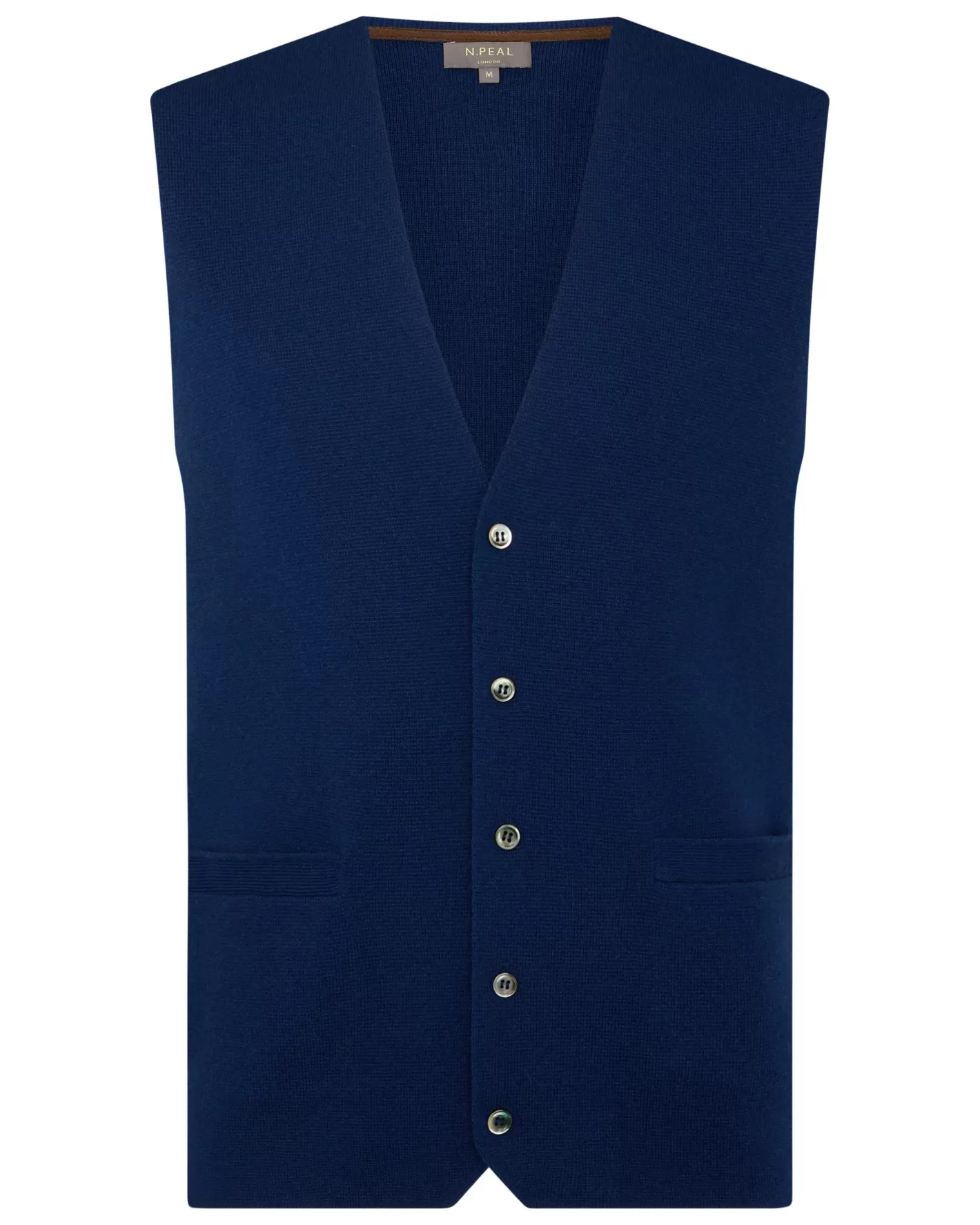 N.Peal Men's Chelsea Cashmere Waistcoat*Women Blue | Blue