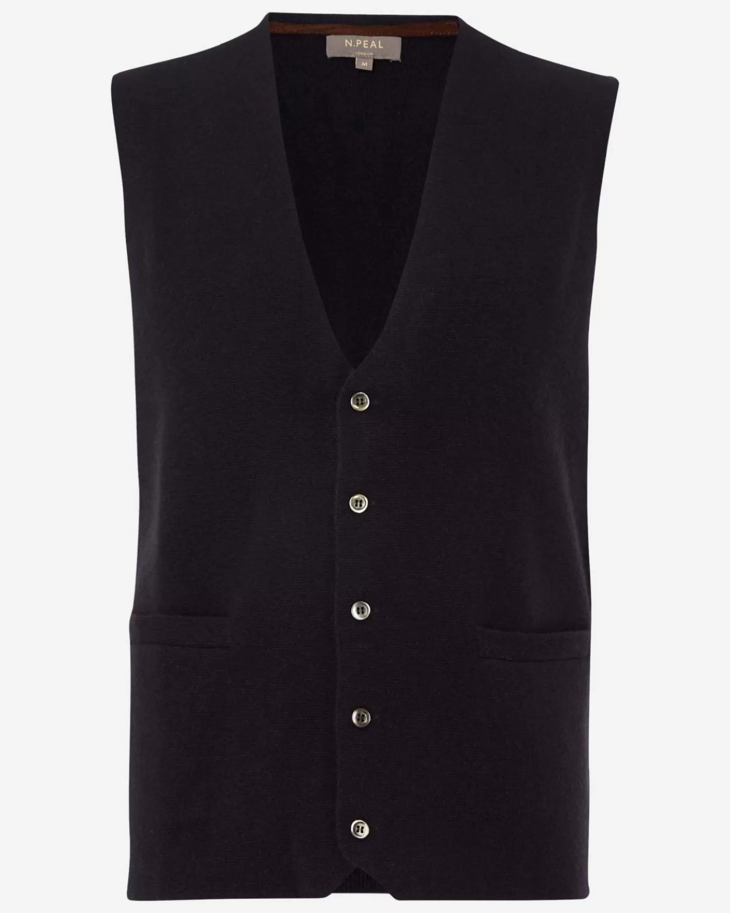 N.Peal Men's Chelsea Cashmere Waistcoat*Women Navy | Navy