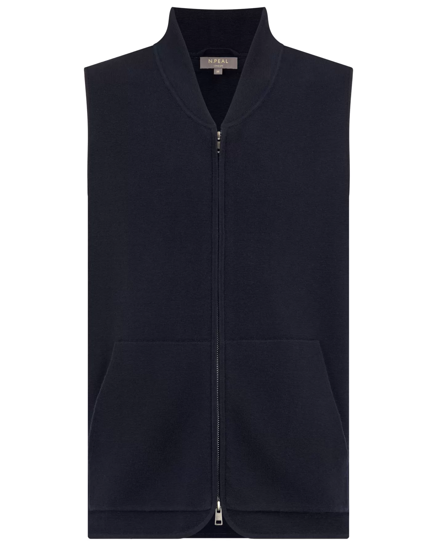 N.Peal Men's Cotton Blend Gilet*Women Navy | Navy