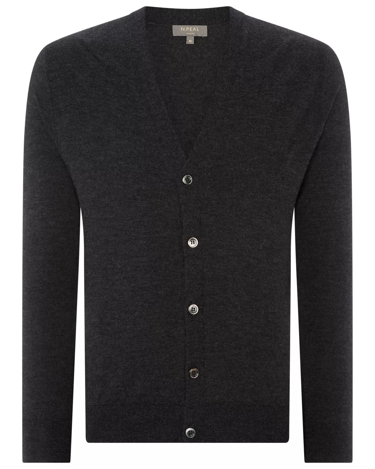 N.Peal Men's Curzon Fine Gauge Cashmere Cardigan* Fine Gauge Cashmere | Cardigans