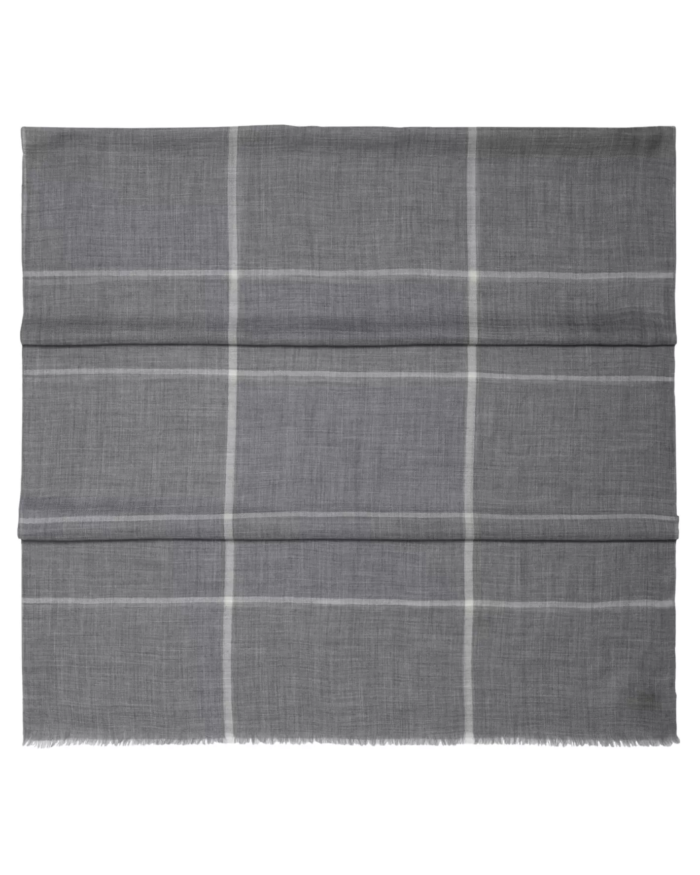 N.Peal Men's Fine Gauge Cashmere Checked Scarf* Scarves | Fine Gauge Cashmere