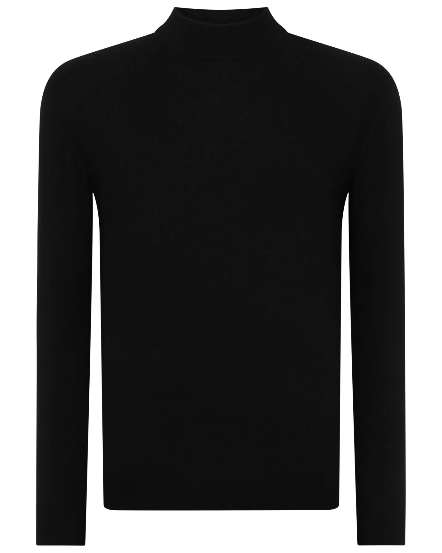 N.Peal Men's Fine Gauge Cashmere Turtle Neck Sweater*Women Black | Black