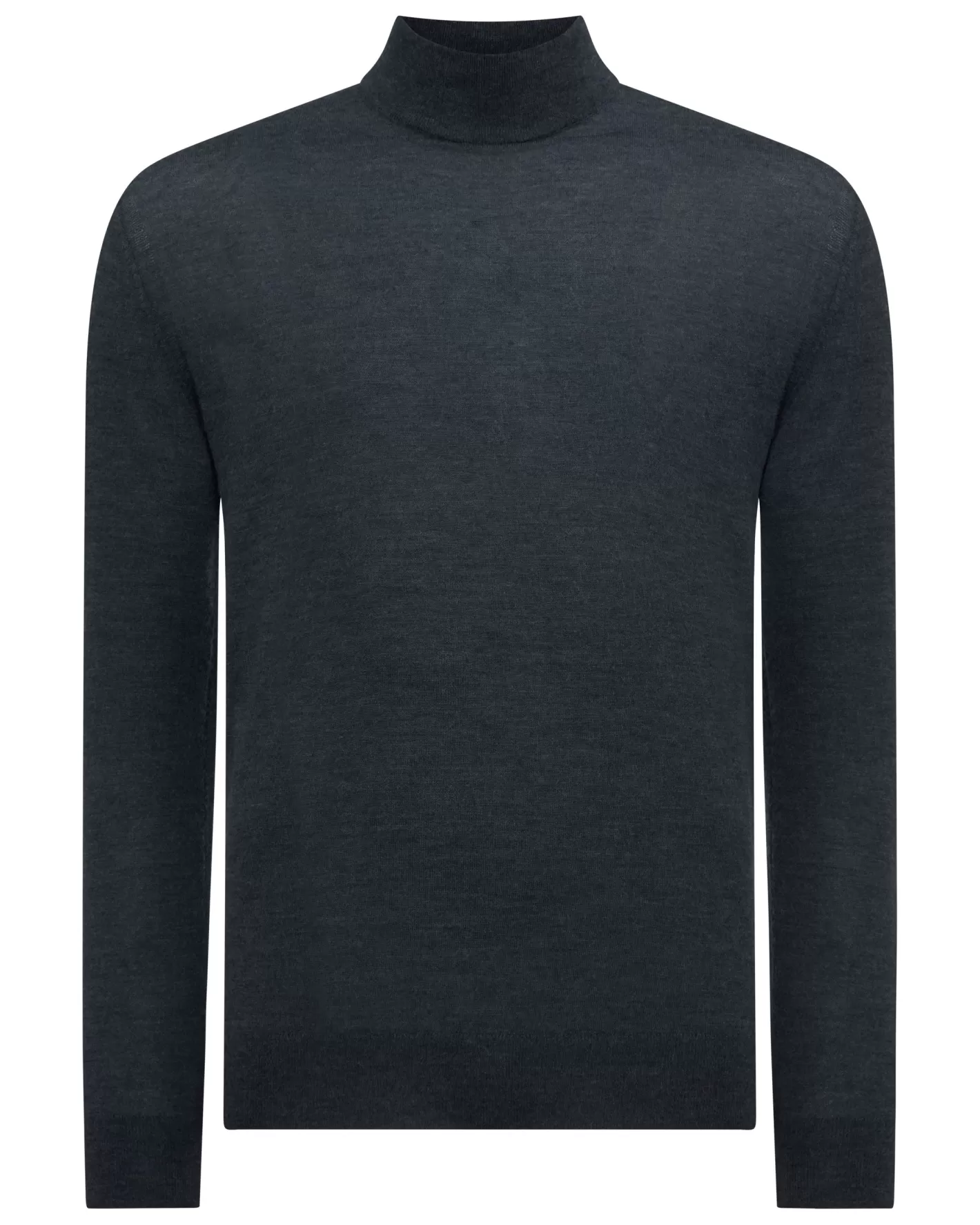 N.Peal Men's Fine Gauge Cashmere Turtle Neck Sweater*Women Blue | Blue