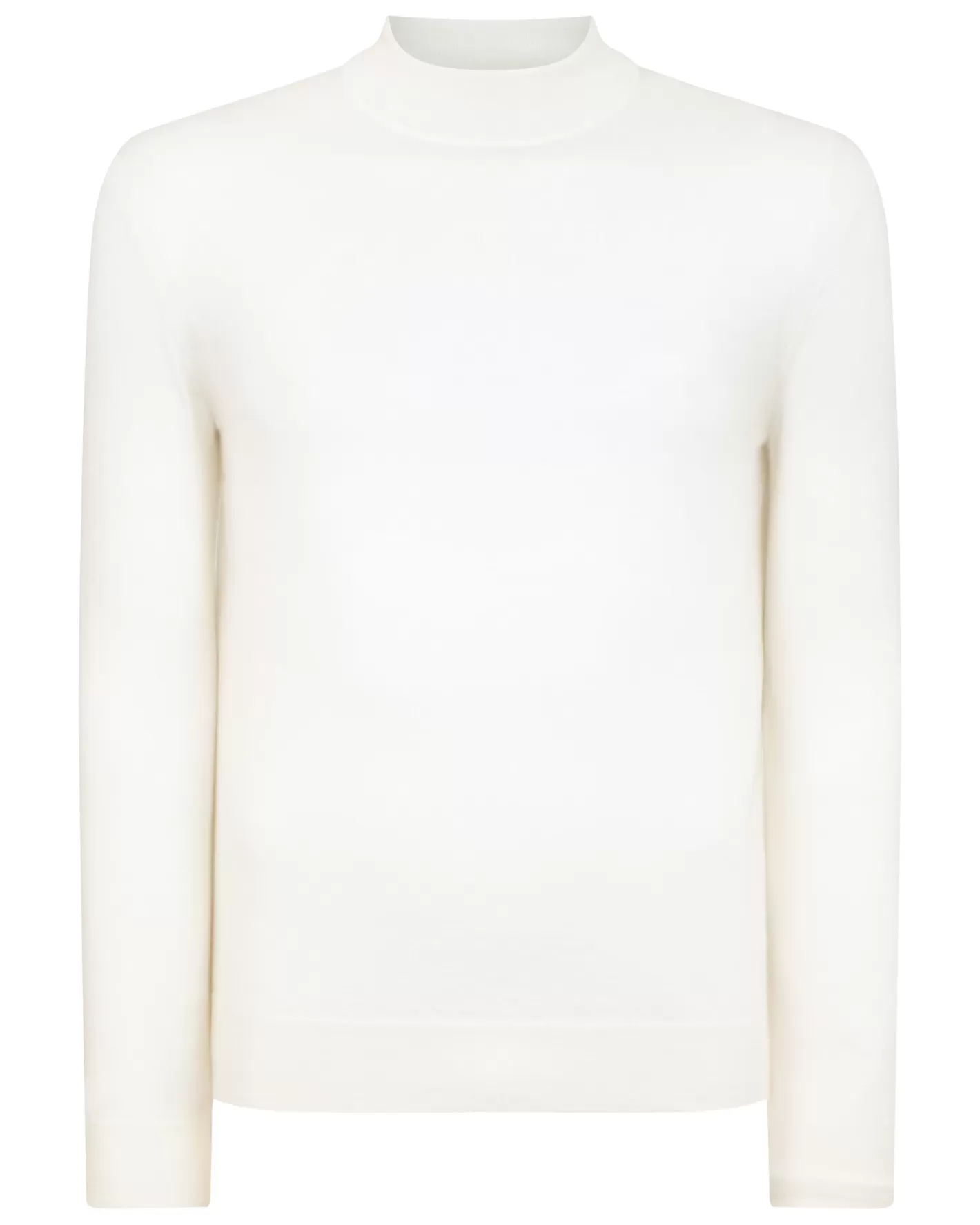 N.Peal Men's Fine Gauge Cashmere Turtle Neck Sweater*Women White | White