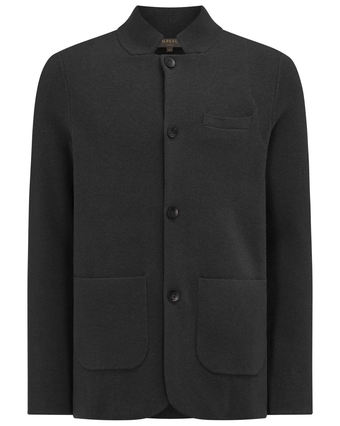 N.Peal Men's Grosvenor Milano Cashmere Jacket* Dark Grey | West Village