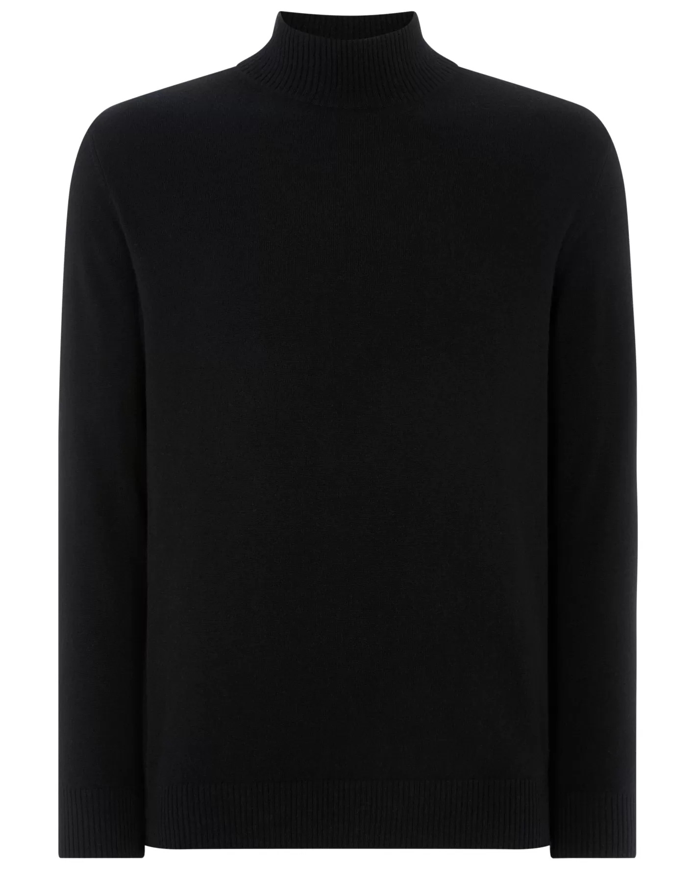 N.Peal Men's Mayfair Turtle Neck Cashmere Sweater*Women Black | Black