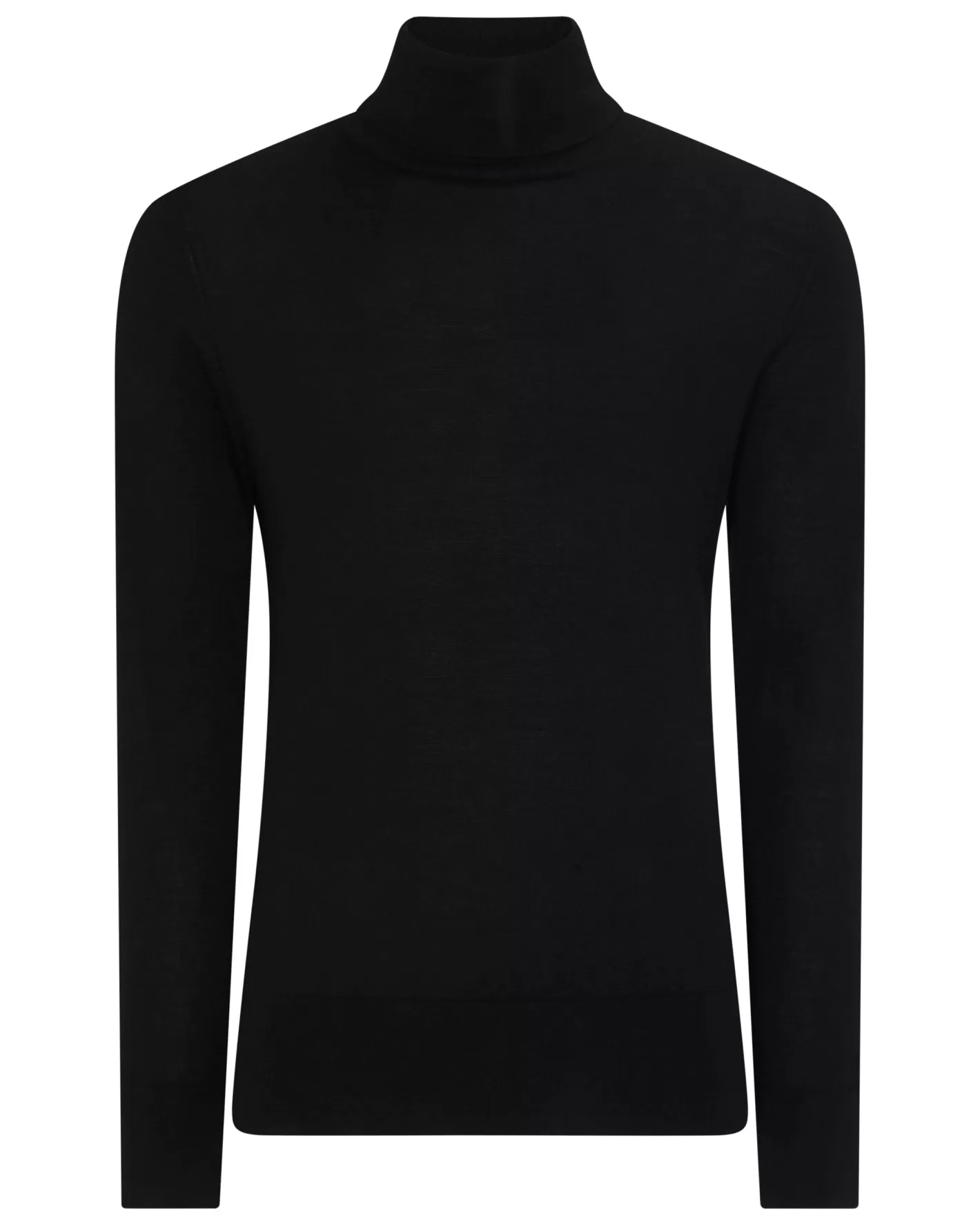 N.Peal Men's Pimlico Fine Gauge Cashmere Turtle Neck Sweater*Women Black | Black