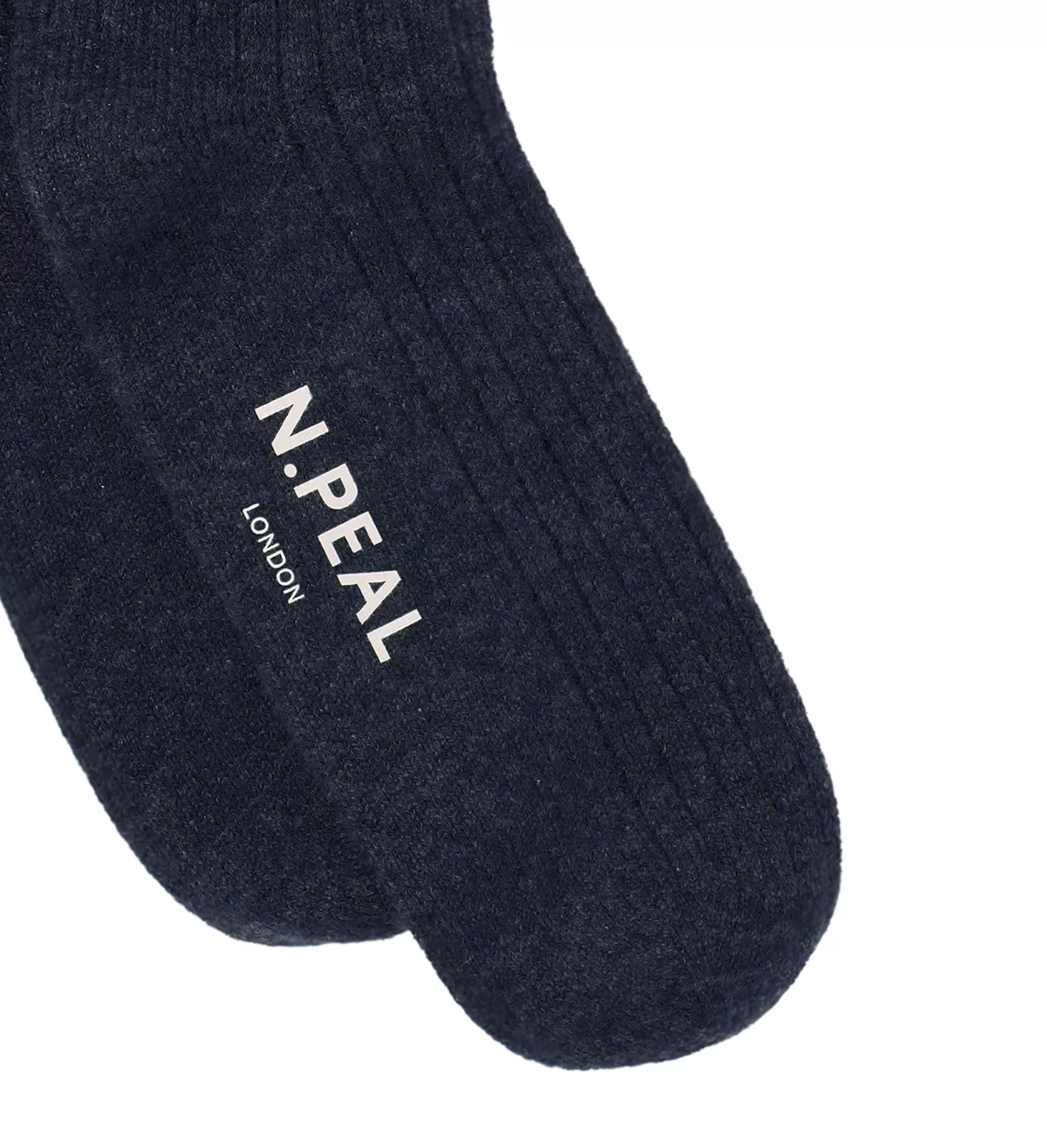 N.Peal Men's Rib Cashmere House Socks* Homeware | Socks & Slippers