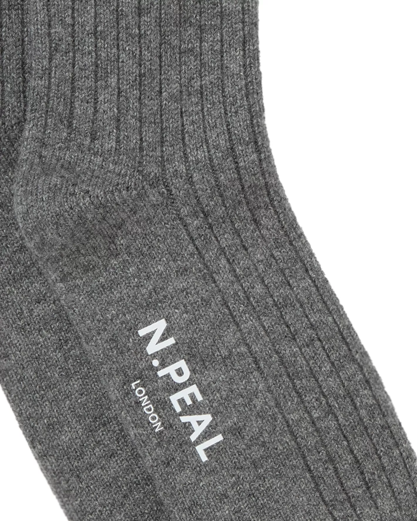 N.Peal Men's Rib Cashmere House Socks* Homeware | Socks & Slippers