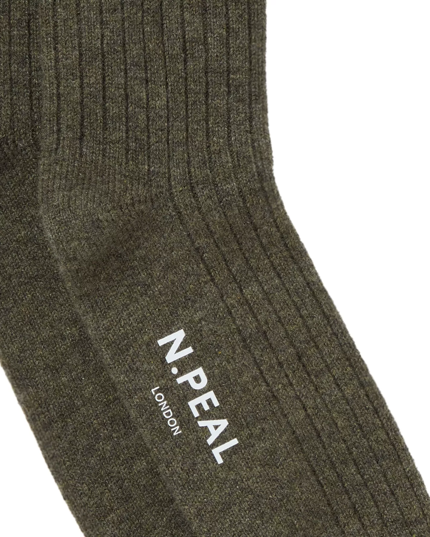 N.Peal Men's Rib Cashmere House Socks* Homeware | Socks & Slippers