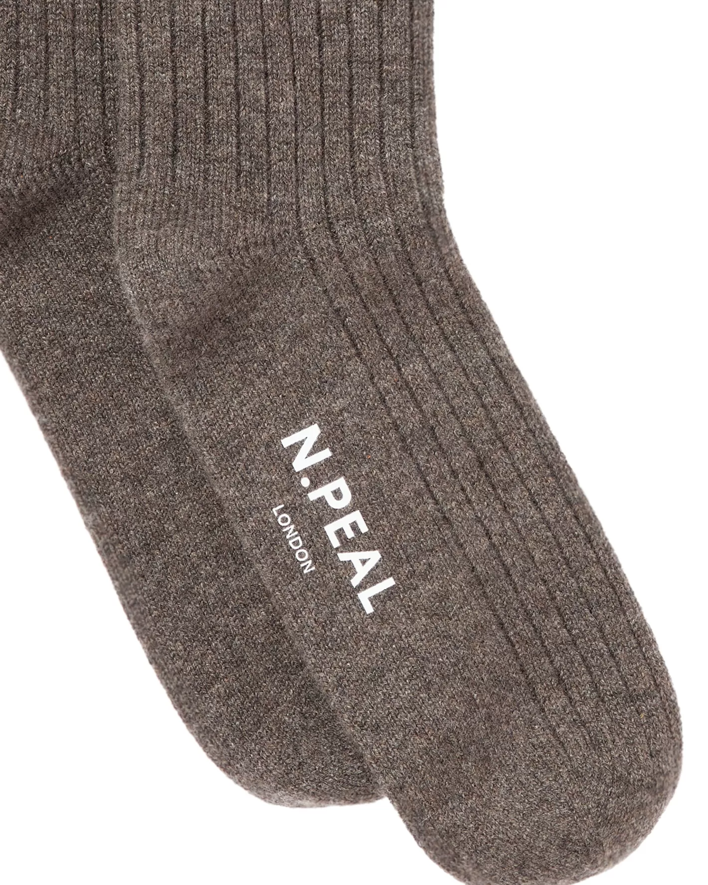 N.Peal Men's Rib Cashmere House Socks* Homeware | Socks & Slippers