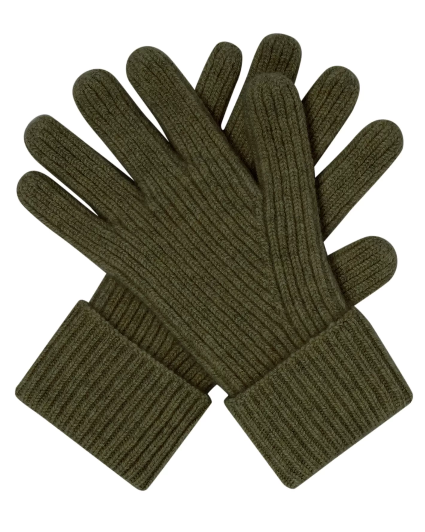 N.Peal Men's Ribbed Cashmere Gloves* Gloves