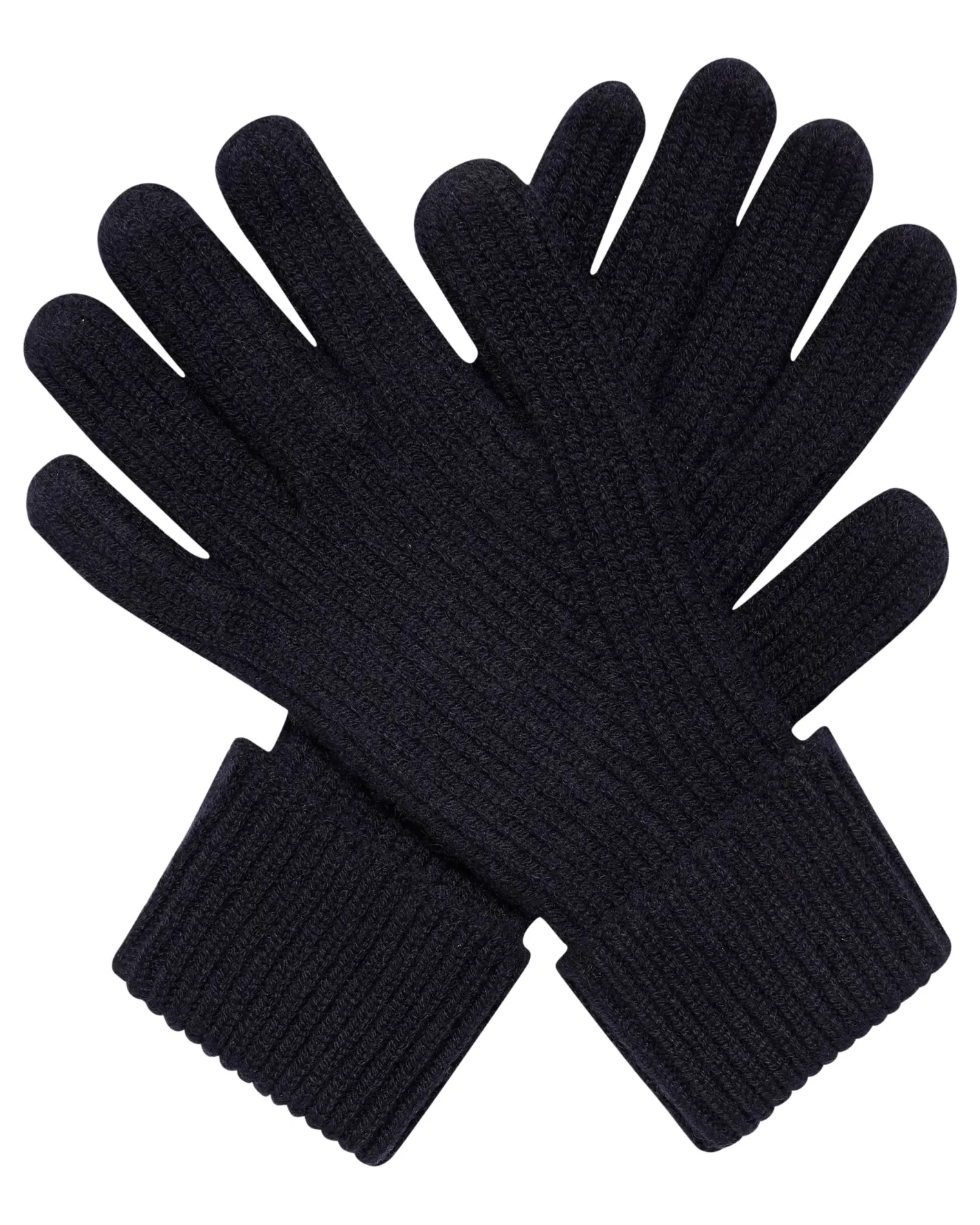 N.Peal Men's Ribbed Cashmere Gloves* Gloves