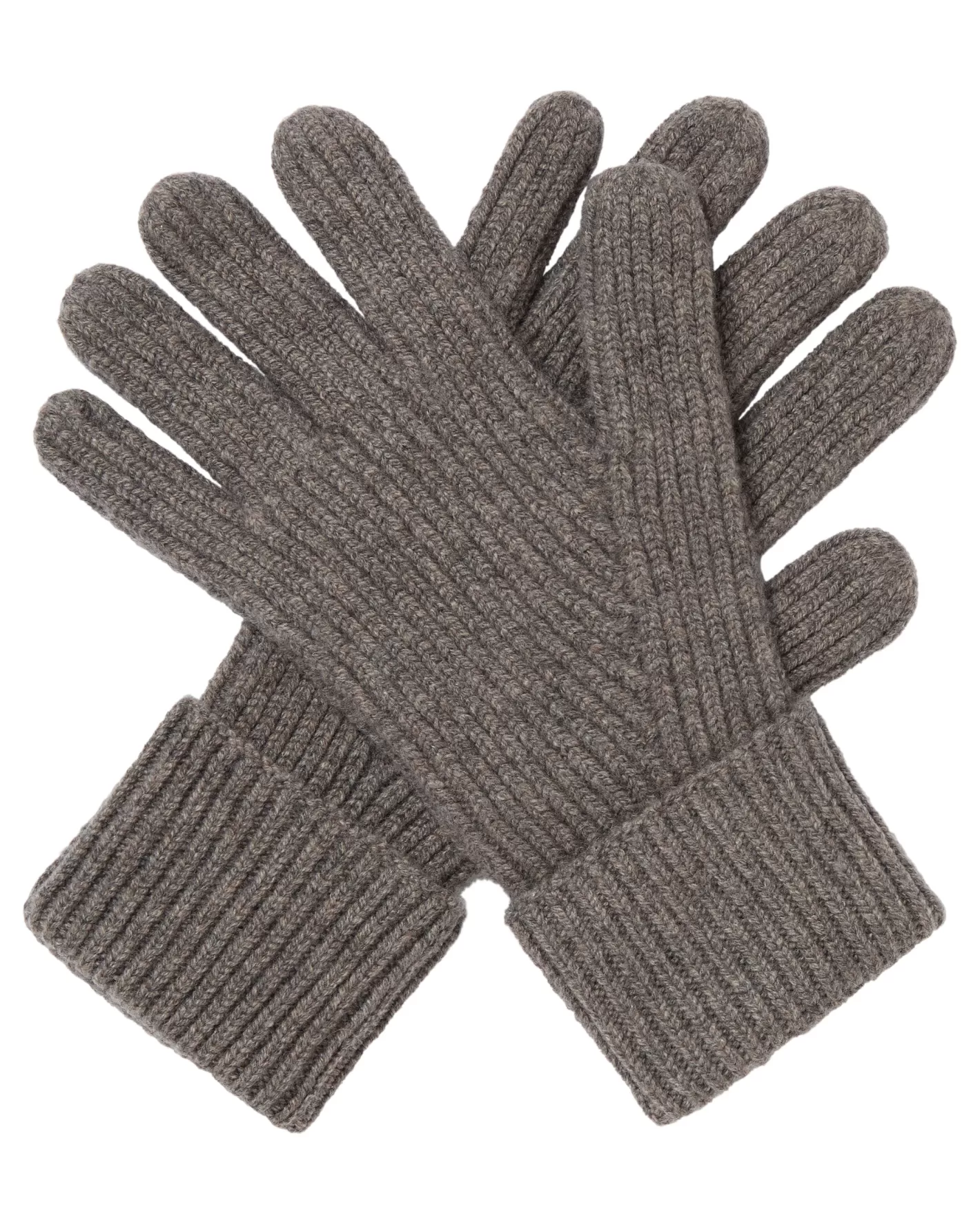 N.Peal Men's Ribbed Cashmere Gloves* Gloves