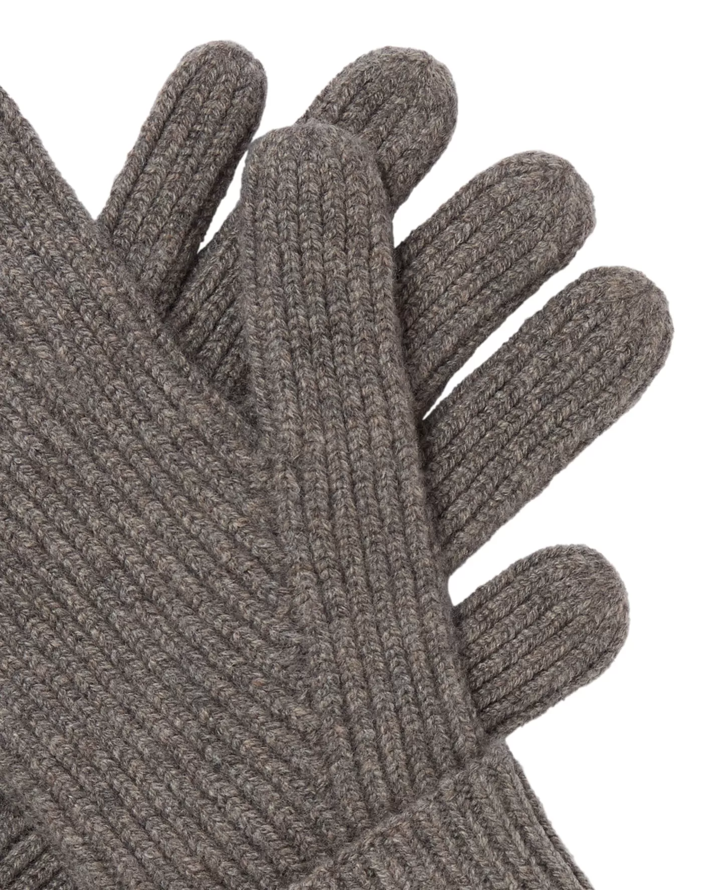 N.Peal Men's Ribbed Cashmere Gloves* Gloves