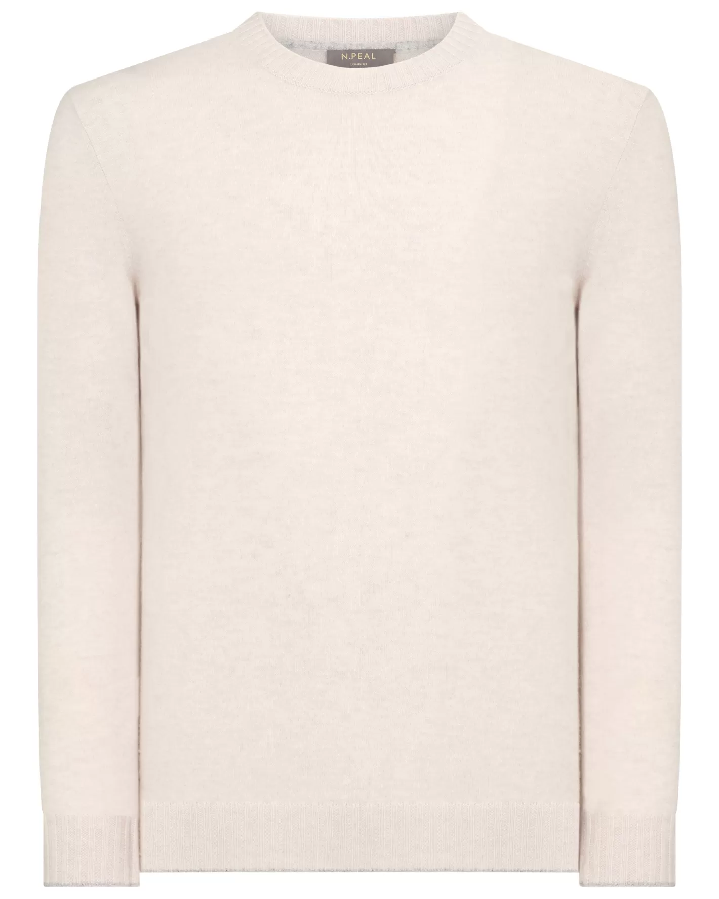 N.Peal Men's Shoreditch Round Neck Cashmere Sweater*Women White | White