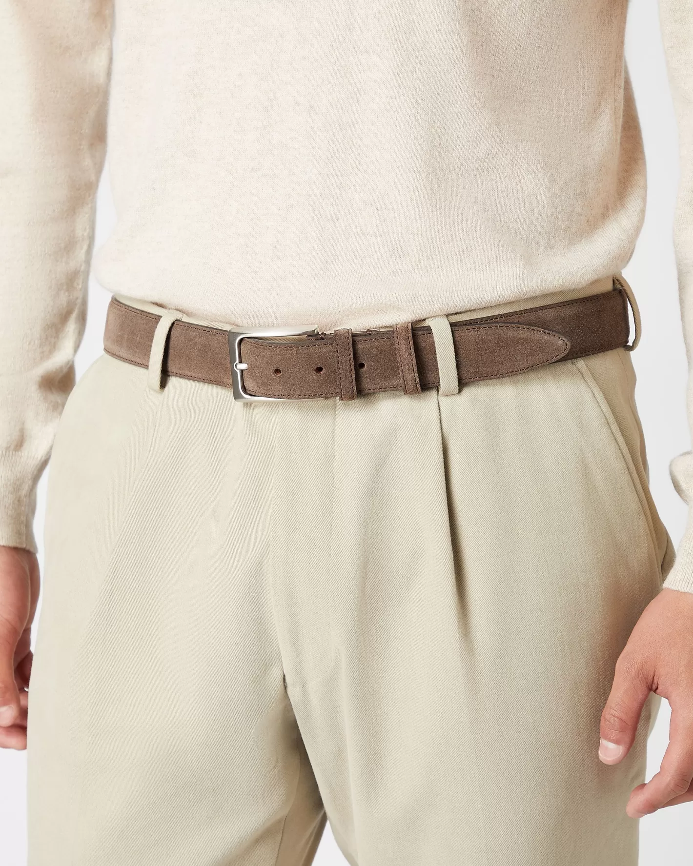 N.Peal Men's Suede Belt* Belts