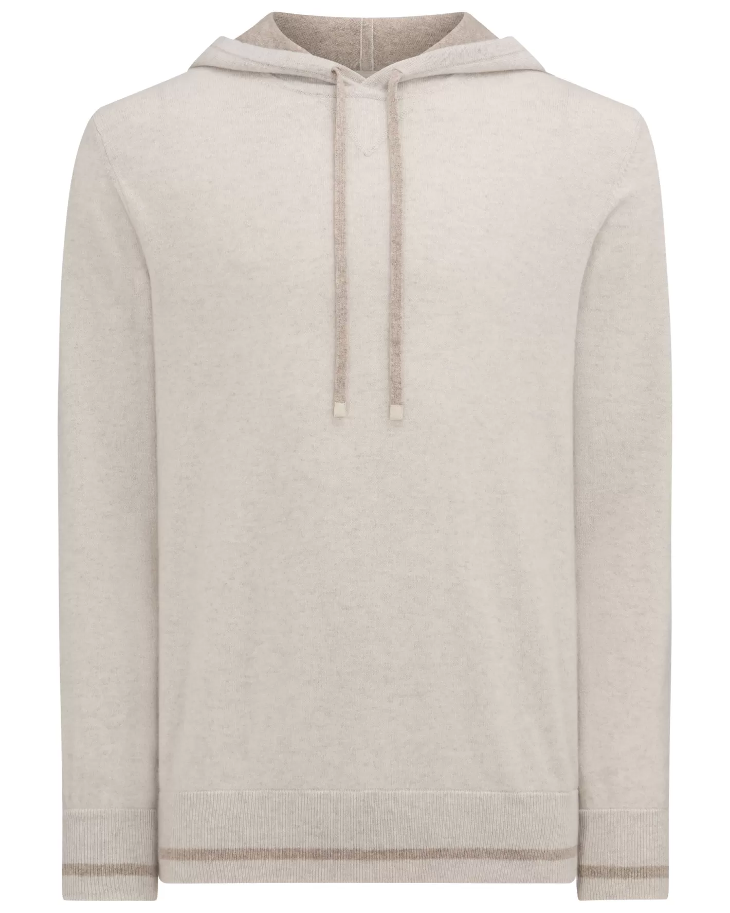 N.Peal Men's Sweatshirt Style Cashmere Hoodie*Women Natural | Natural