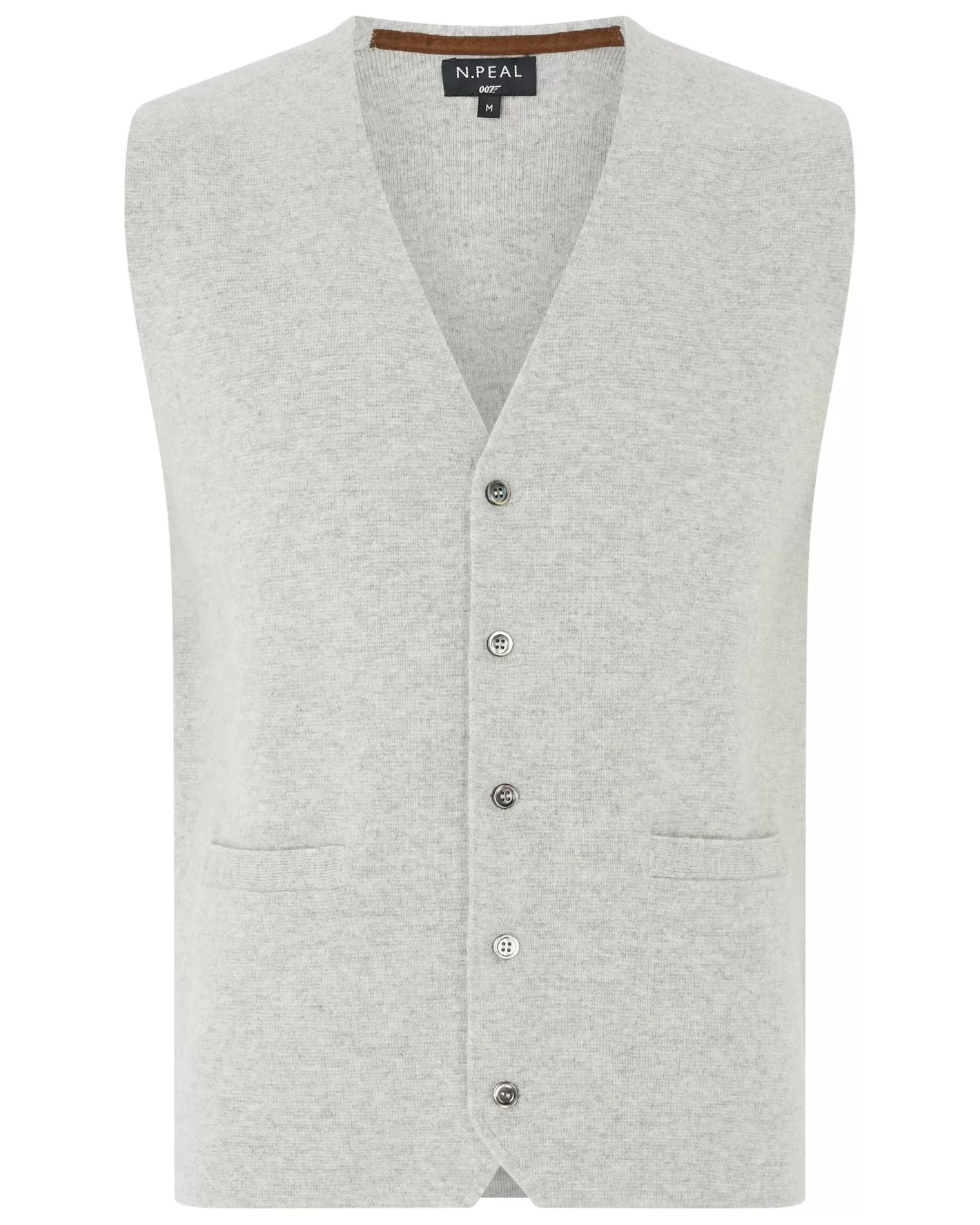 N.Peal 007 Milano Knitted Cashmere Waistcoat*Women Natural | Natural