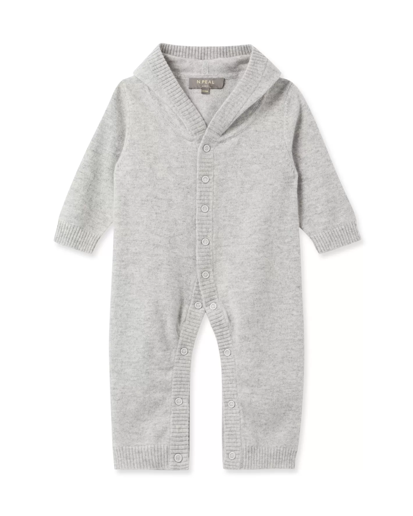 N.Peal Panda Cashmere Sleepsuit* Baby