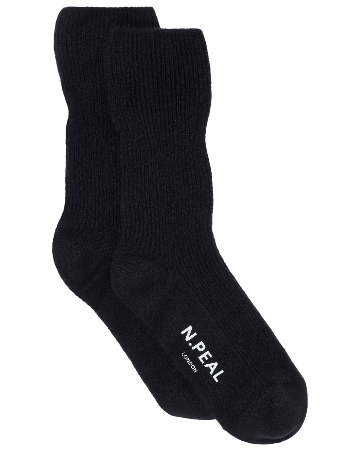 N.Peal Unisex Cashmere Rib Bed Socks*Women Homeware | Socks & Slippers