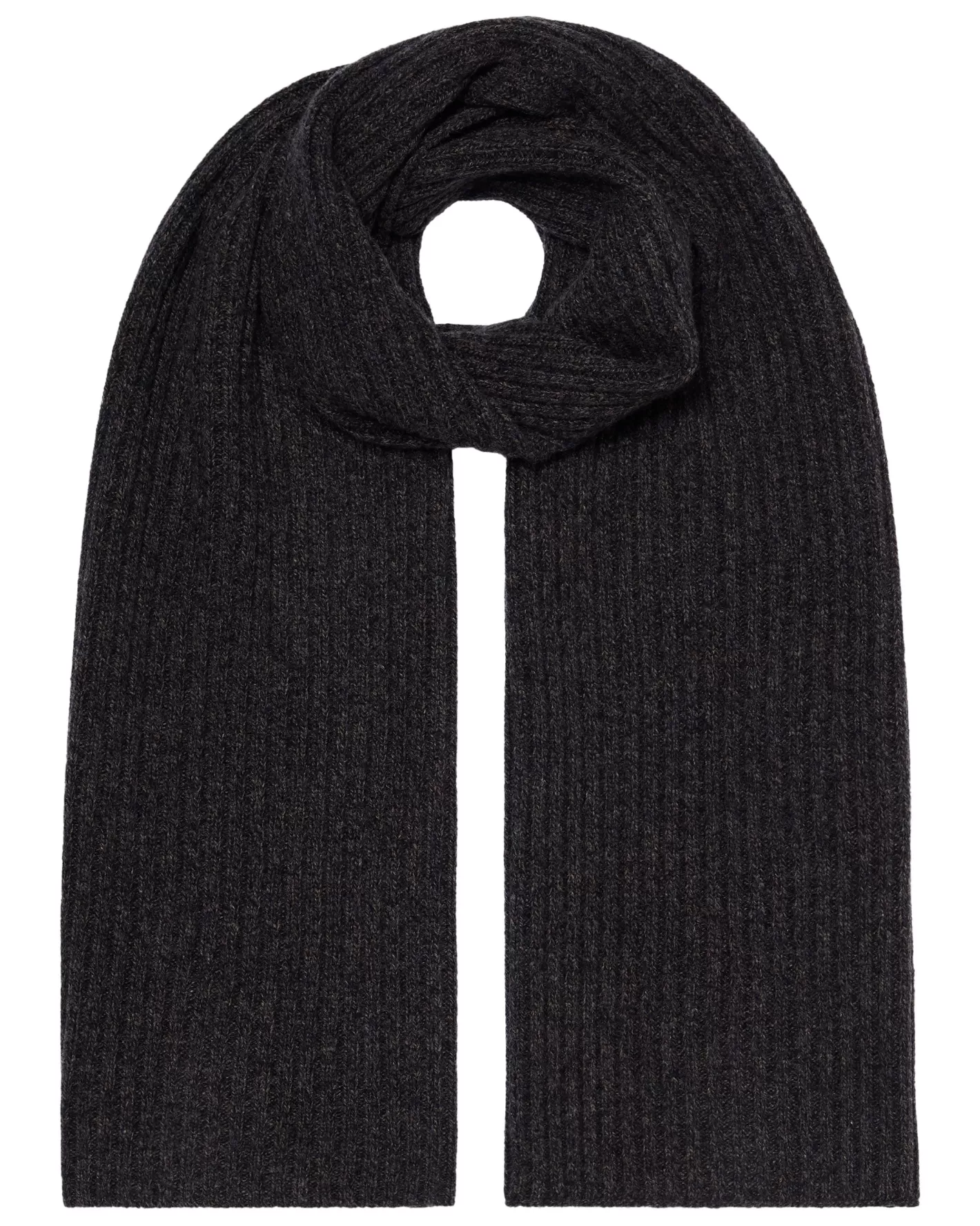 N.Peal Unisex Chunky Rib Cashmere Scarf*Women Scarves | Cashmere Scarves