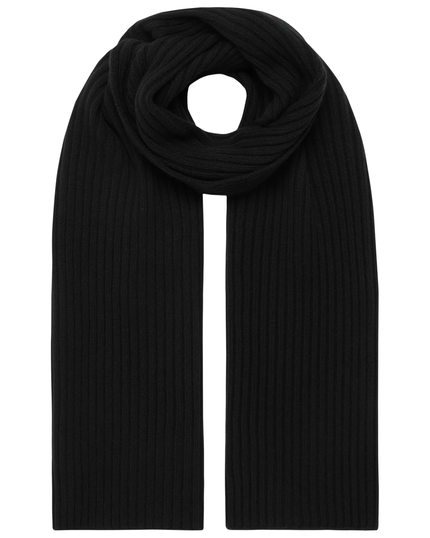 N.Peal Unisex Chunky Rib Cashmere Scarf*Women Scarves | Cashmere Scarves