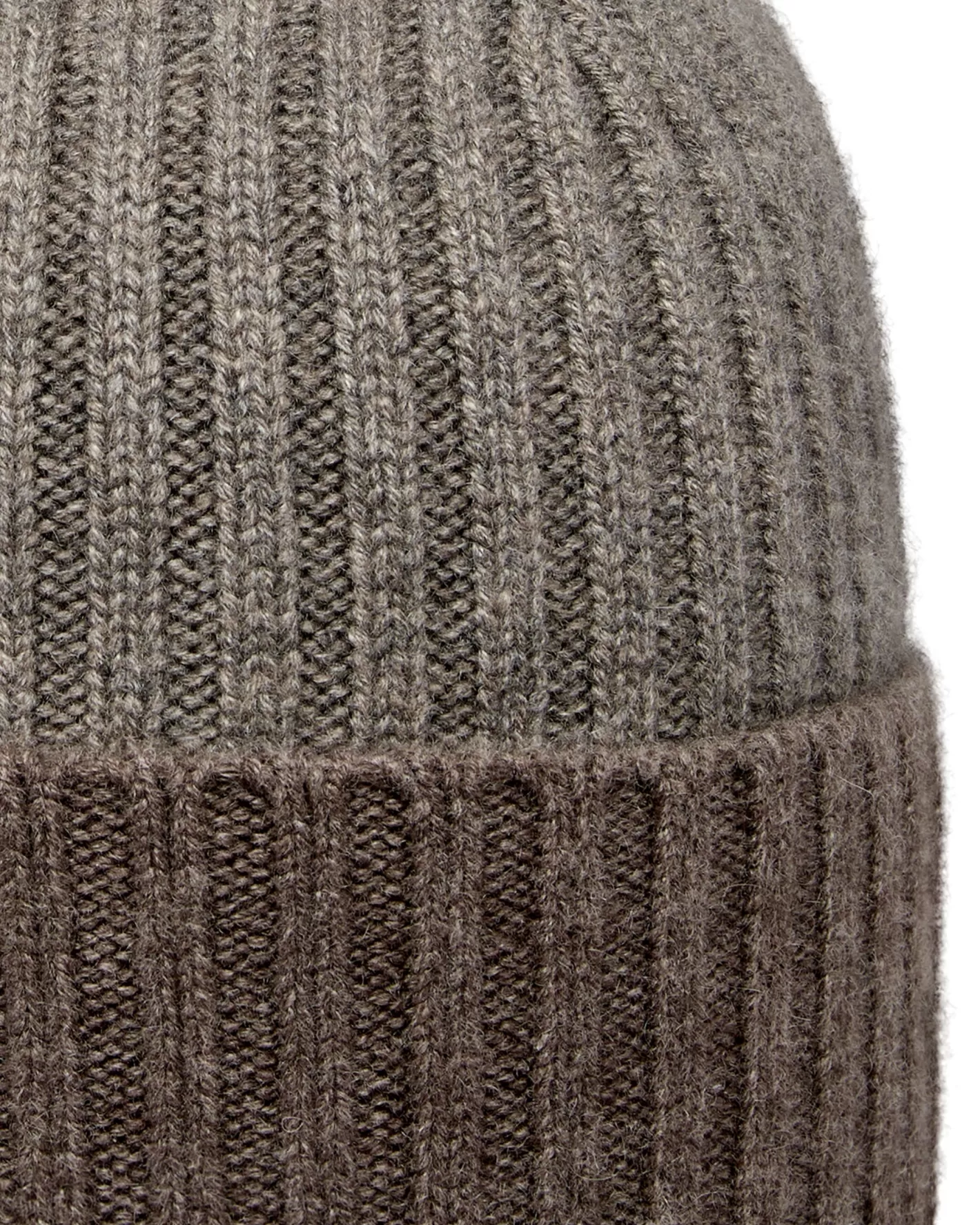 N.Peal Unisex Chunky Rib Contrast Cashmere Hat*Women Hats | Hats