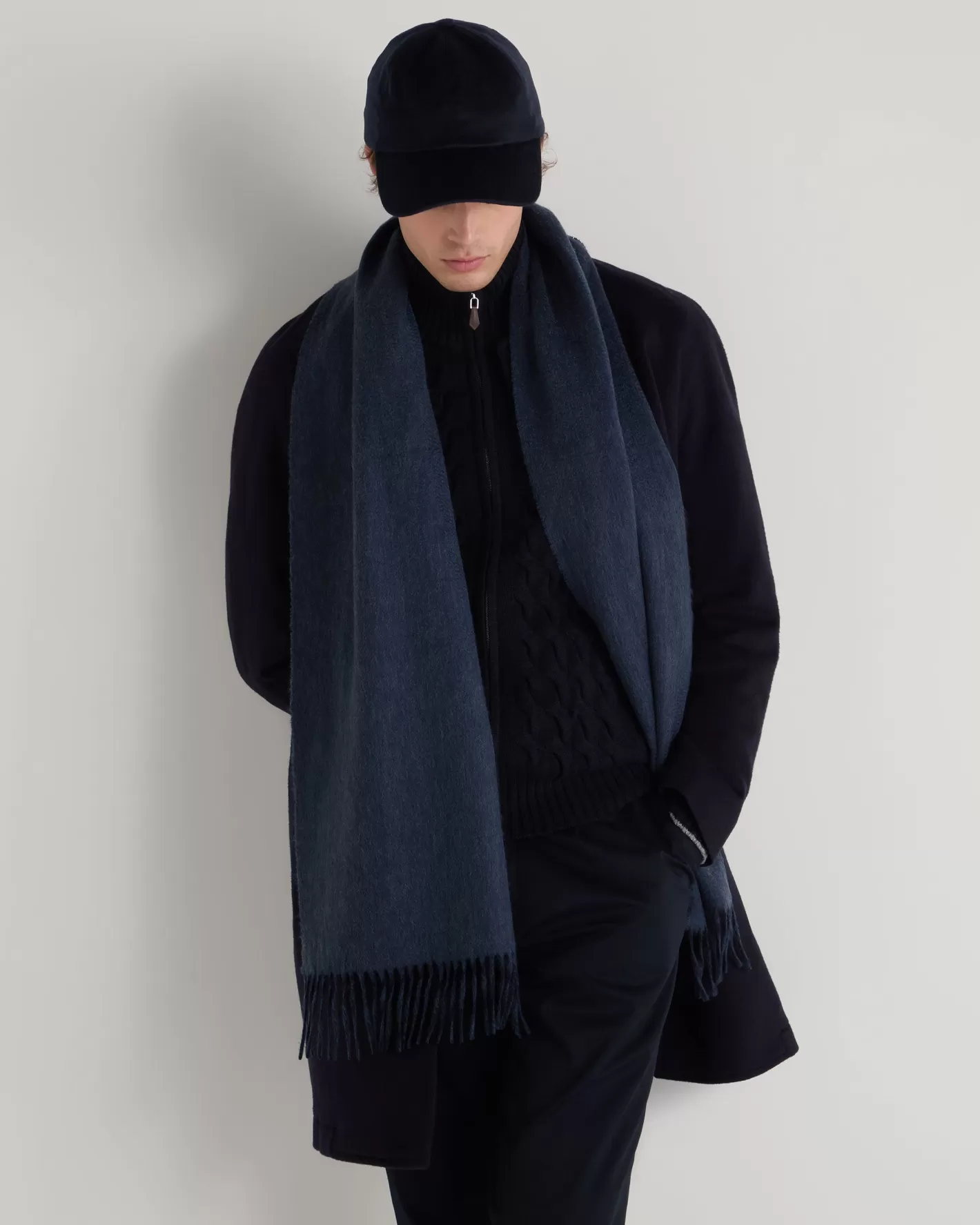 N.Peal Unisex Doubleface Woven Cashmere Scarf*Women Scarves | Cashmere Scarves