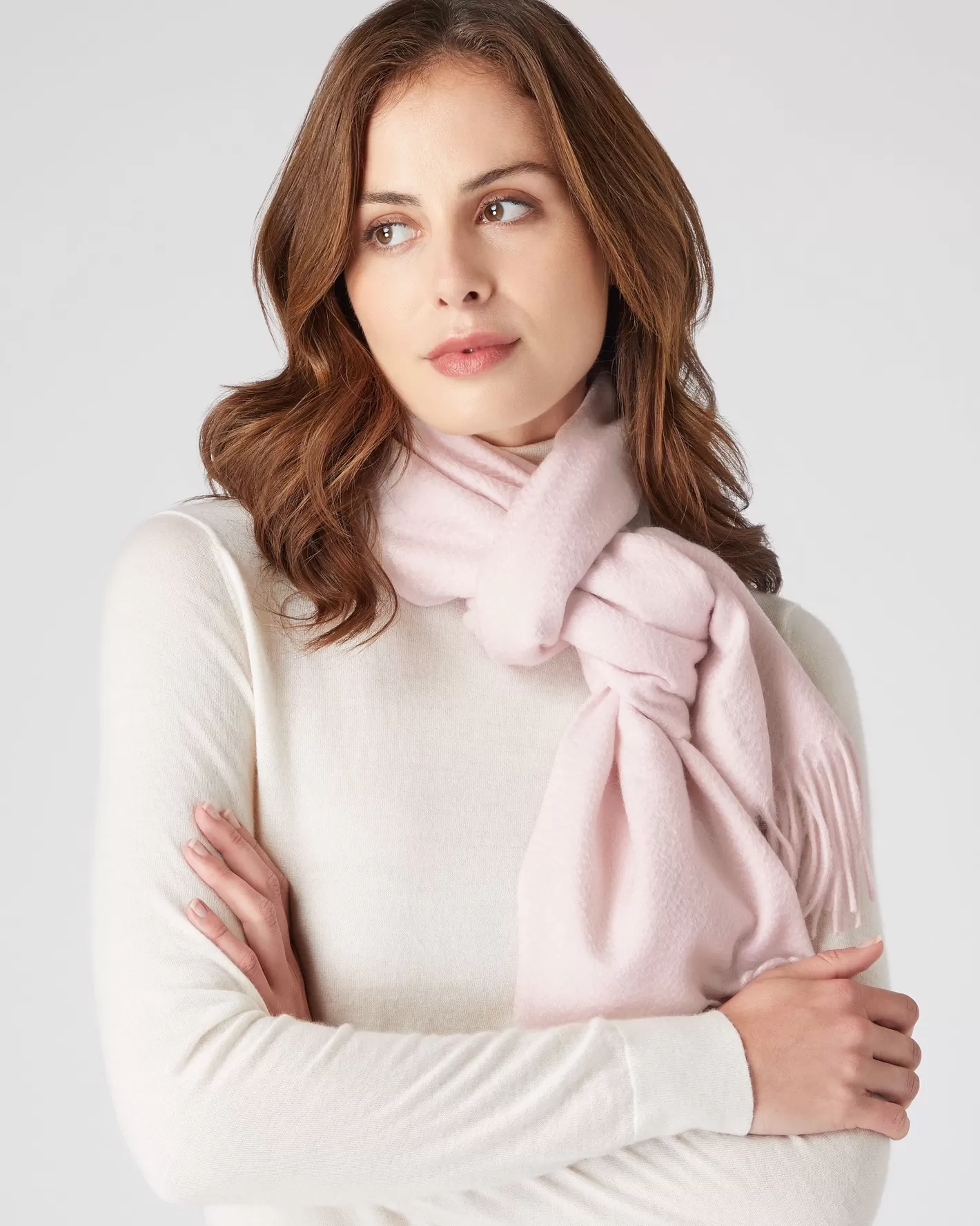 N.Peal Unisex Large Woven Cashmere Scarf*Women Scarves | Cashmere Scarves