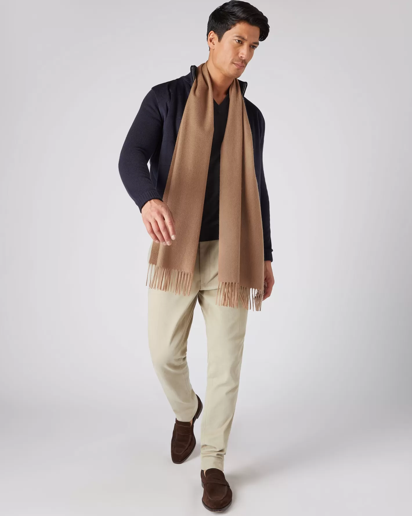 N.Peal Unisex Large Woven Cashmere Scarf*Women Scarves | Cashmere Scarves