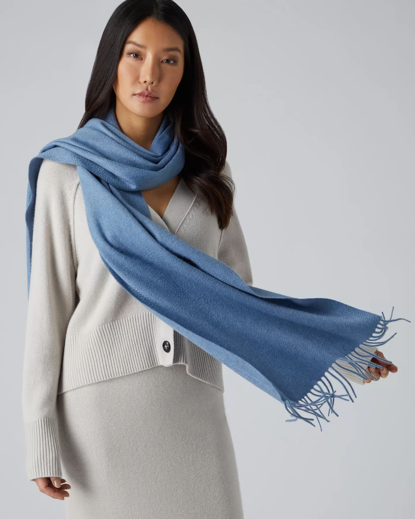 N.Peal Unisex Large Woven Cashmere Scarf*Women Scarves | Cashmere Scarves