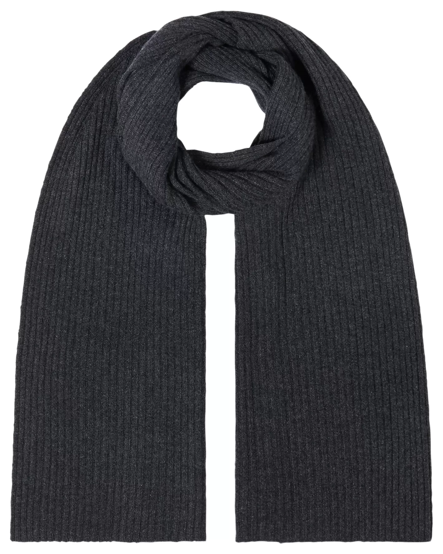 N.Peal Unisex Short Ribbed Cashmere Scarf*Women Scarves | Cashmere Scarves