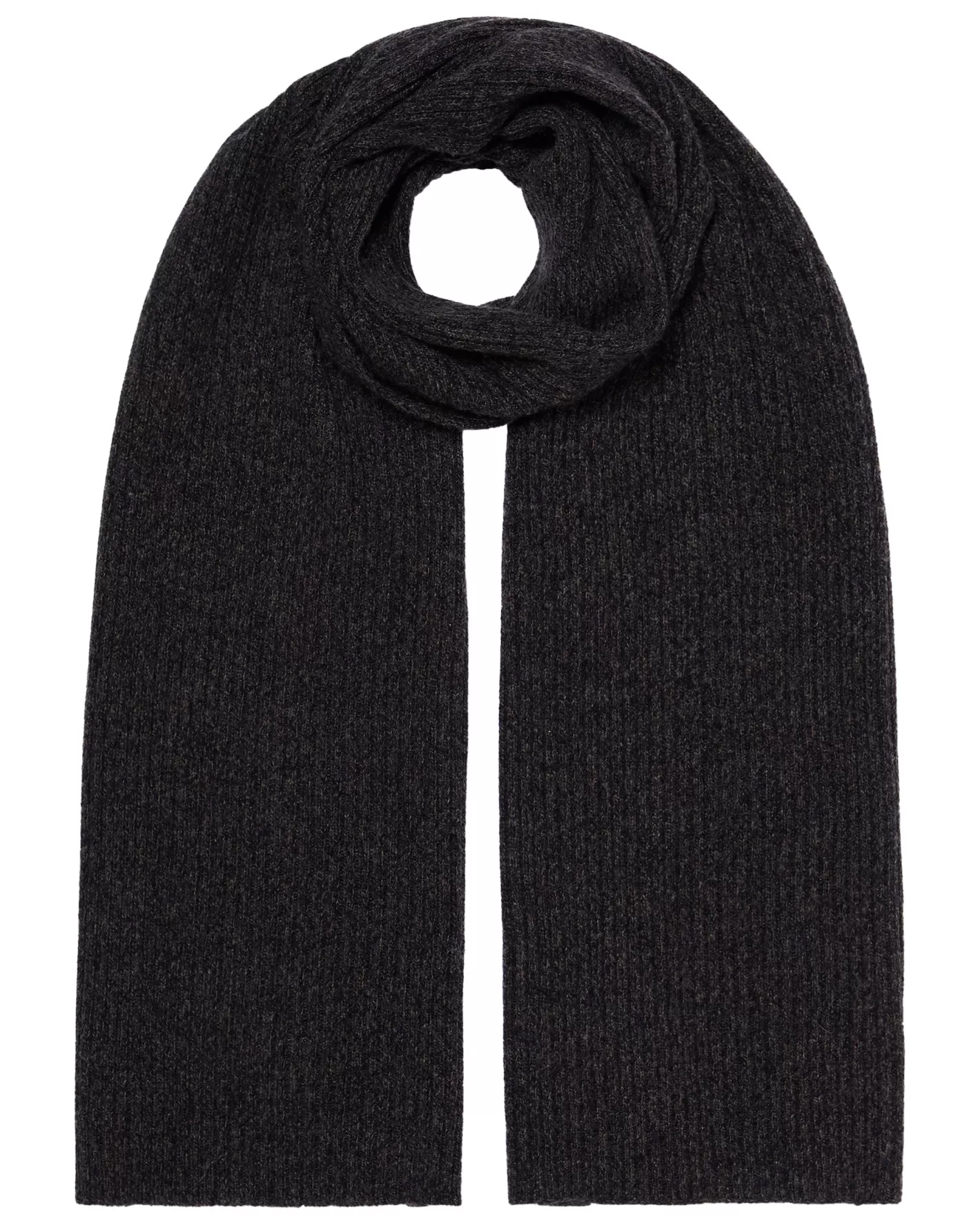 N.Peal Unisex Short Ribbed Cashmere Scarf*Women Scarves | Cashmere Scarves