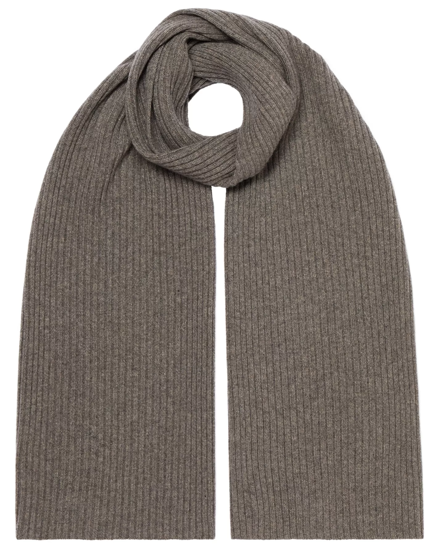 N.Peal Unisex Short Ribbed Cashmere Scarf*Women Scarves | Cashmere Scarves