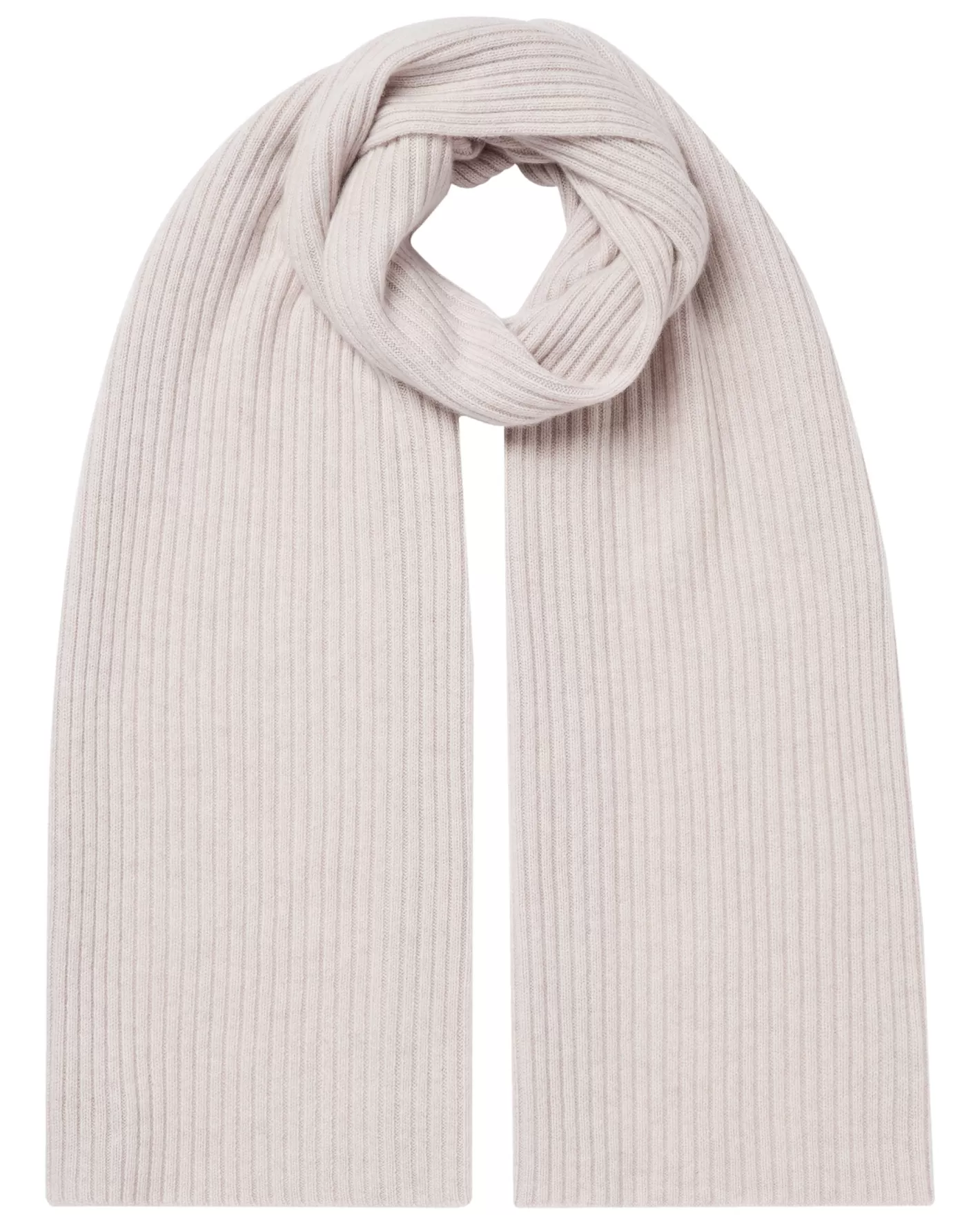 N.Peal Unisex Short Ribbed Cashmere Scarf*Women Scarves | Cashmere Scarves