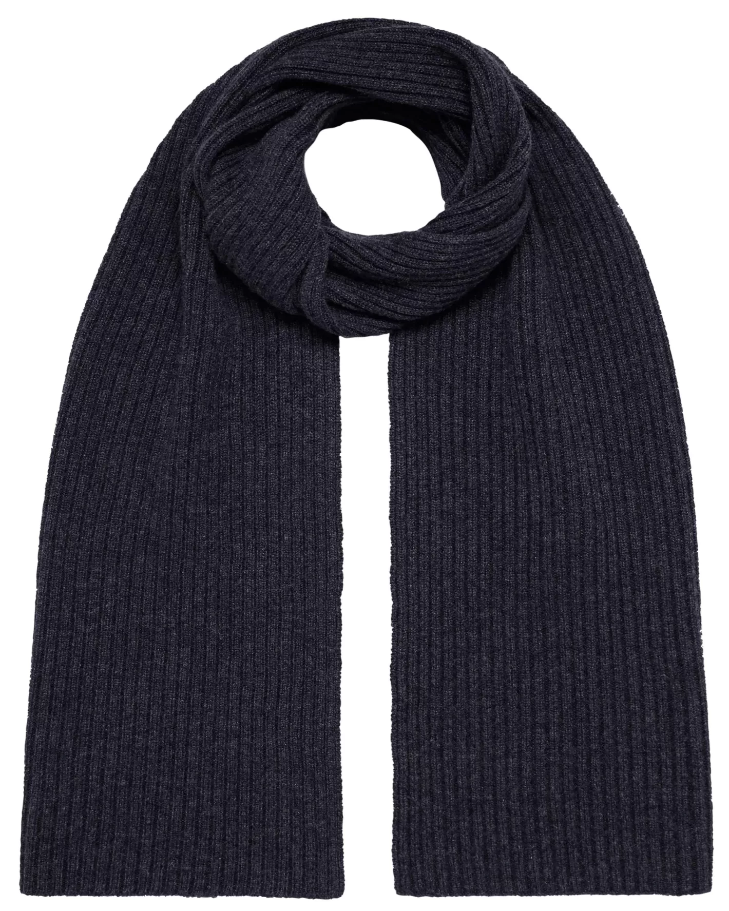 N.Peal Unisex Short Ribbed Cashmere Scarf*Women Scarves | Cashmere Scarves