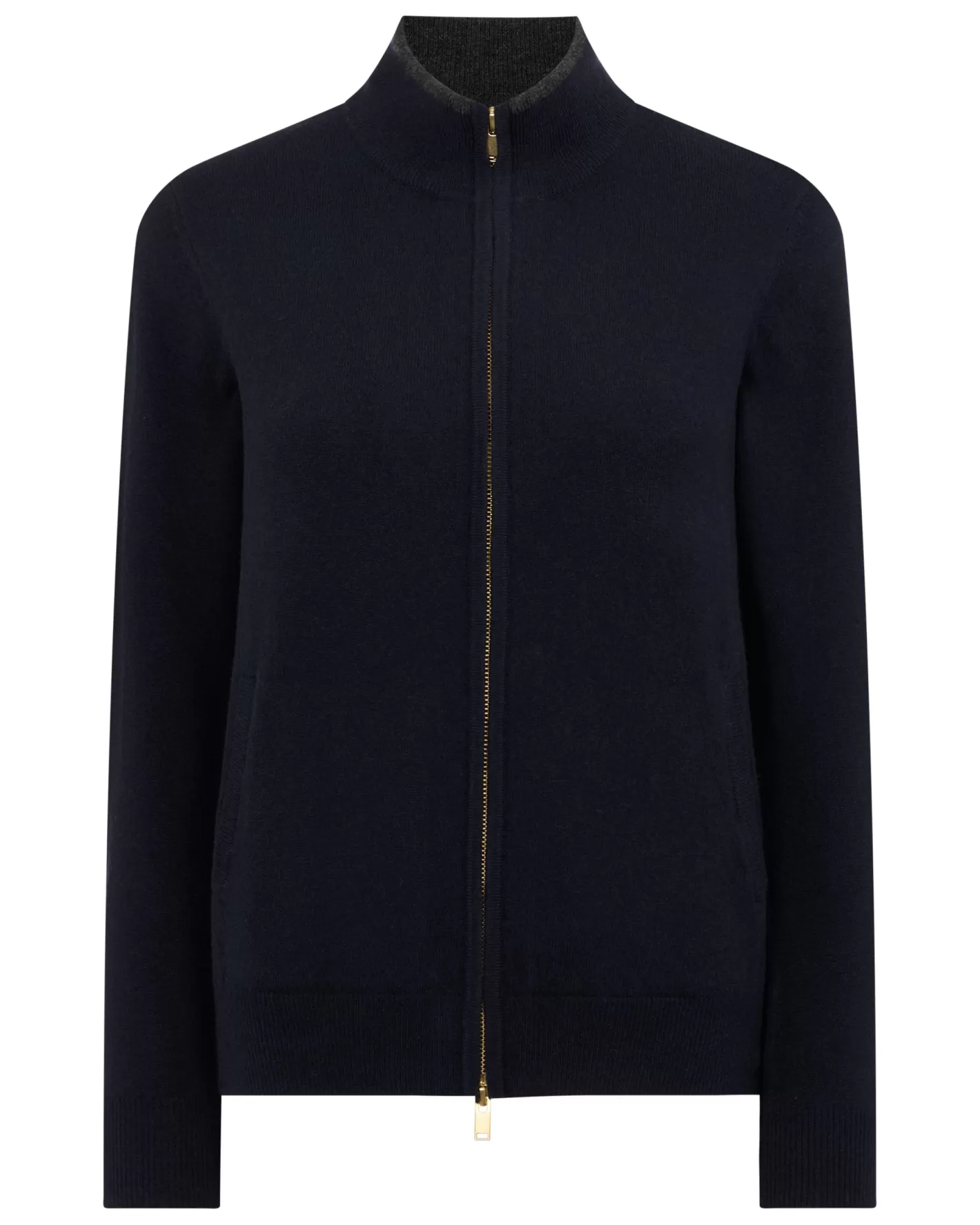 N.Peal Women's Alisa Full Zip Cashmere Cardigan*Women Navy | Blue