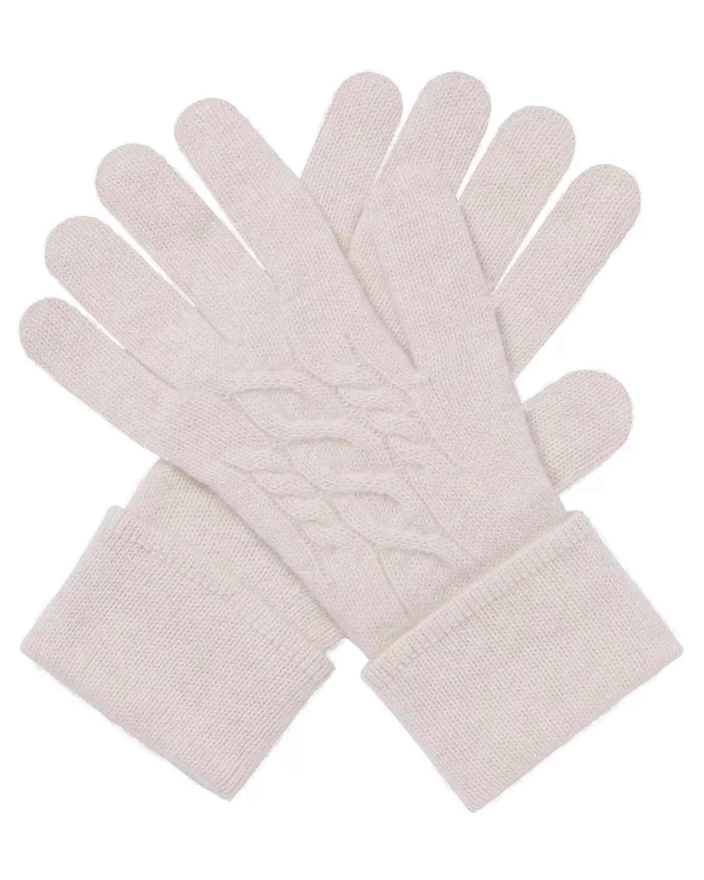 N.Peal Women's Cable Cashmere Gloves*Women Gloves | Organic Cashmere