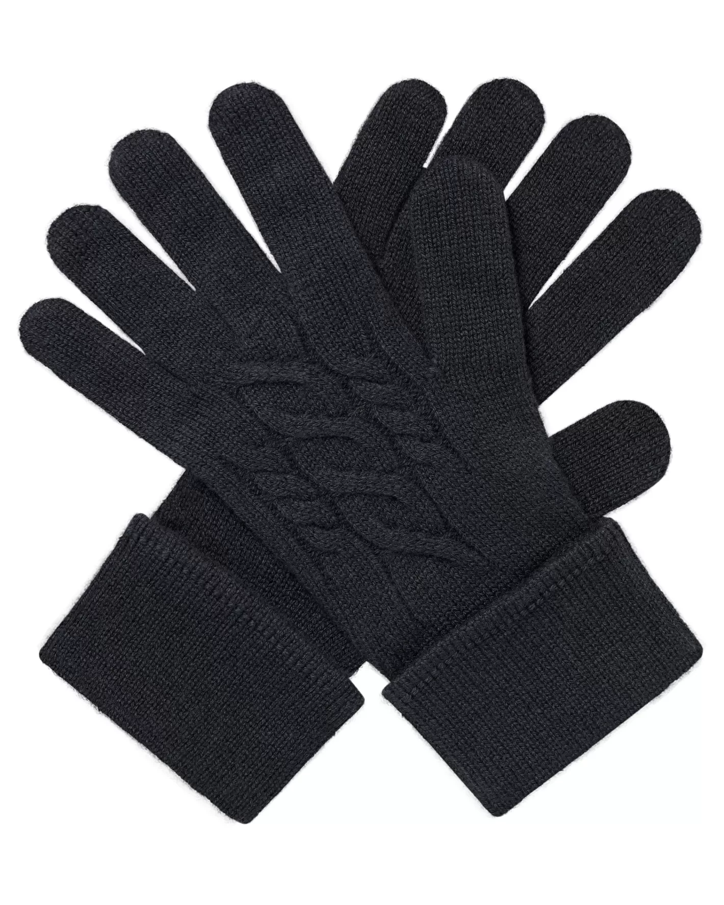 N.Peal Women's Cable Cashmere Gloves*Women Gloves | Organic Cashmere