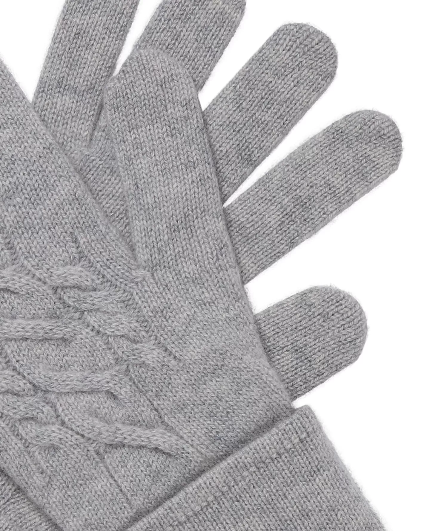 N.Peal Women's Cable Cashmere Gloves*Women Gloves | Organic Cashmere